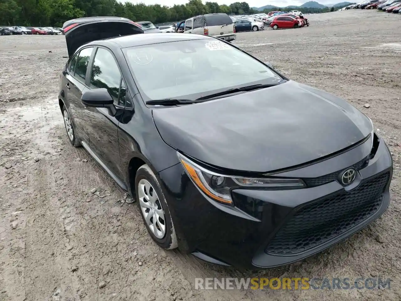 1 Photograph of a damaged car 5YFEPRAE9LP066458 TOYOTA COROLLA 2020