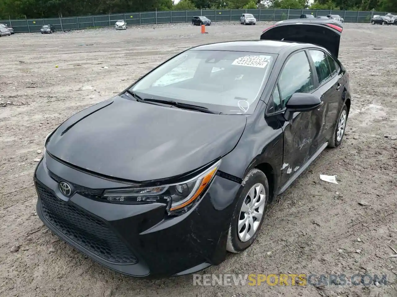 2 Photograph of a damaged car 5YFEPRAE9LP066458 TOYOTA COROLLA 2020