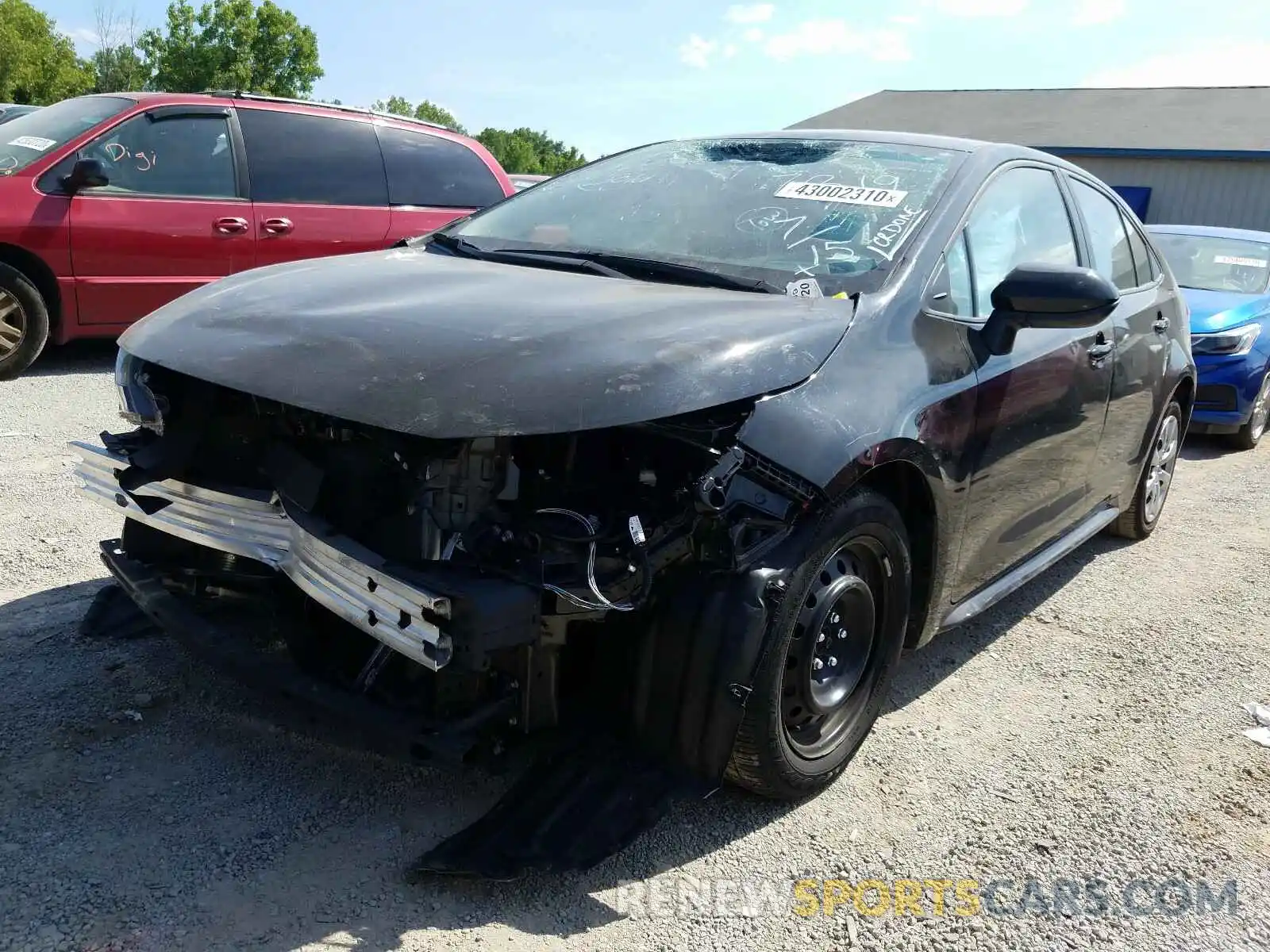 2 Photograph of a damaged car 5YFEPRAE9LP067819 TOYOTA COROLLA 2020