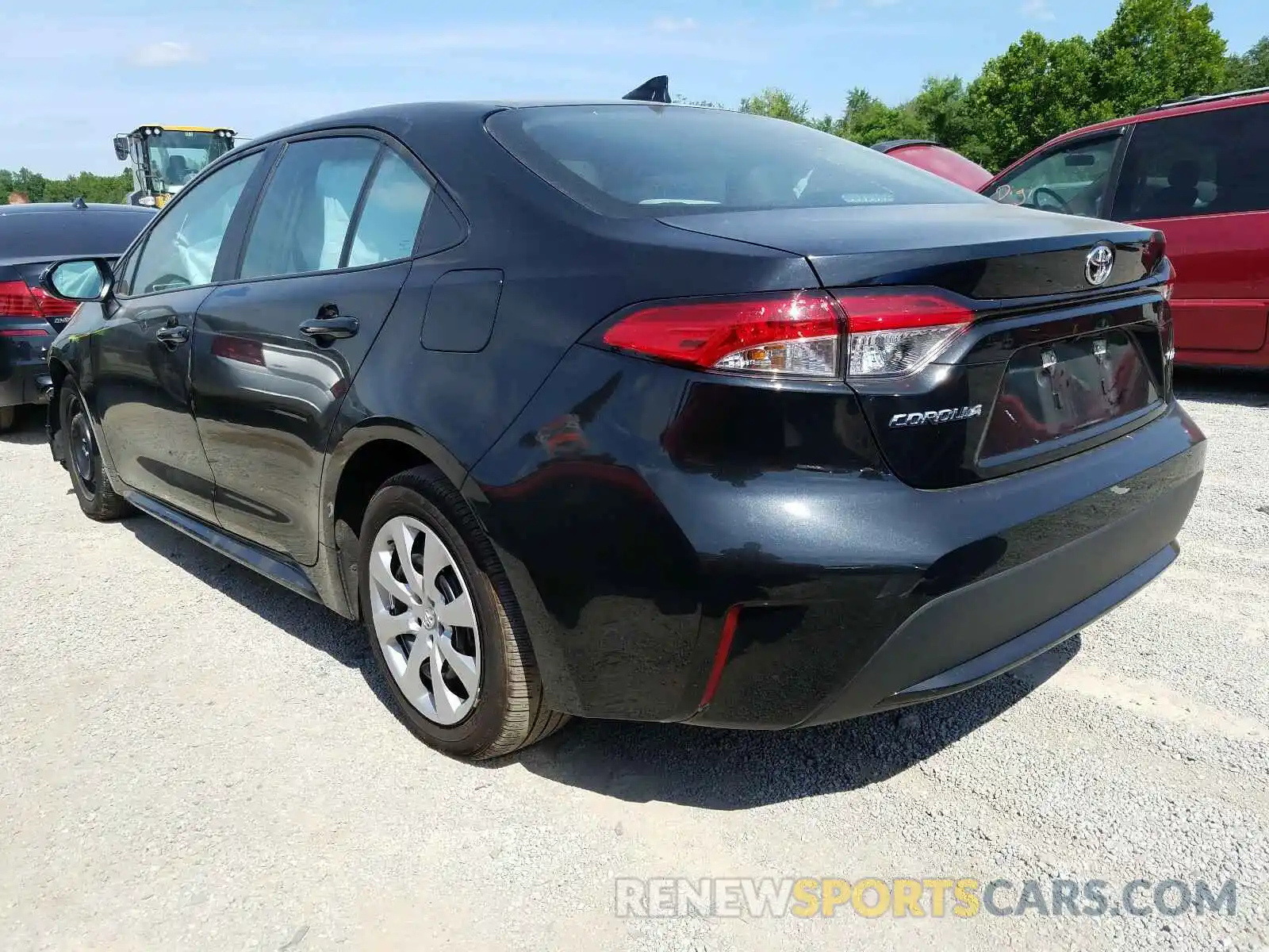 3 Photograph of a damaged car 5YFEPRAE9LP067819 TOYOTA COROLLA 2020