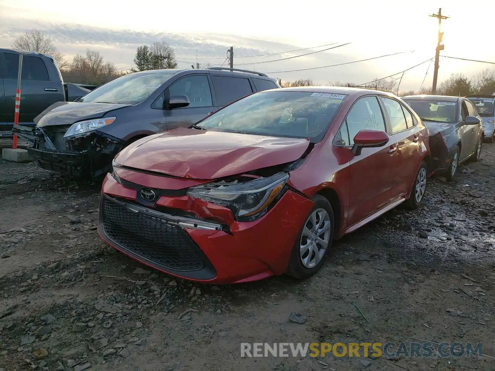 9 Photograph of a damaged car 5YFEPRAE9LP068260 TOYOTA COROLLA 2020