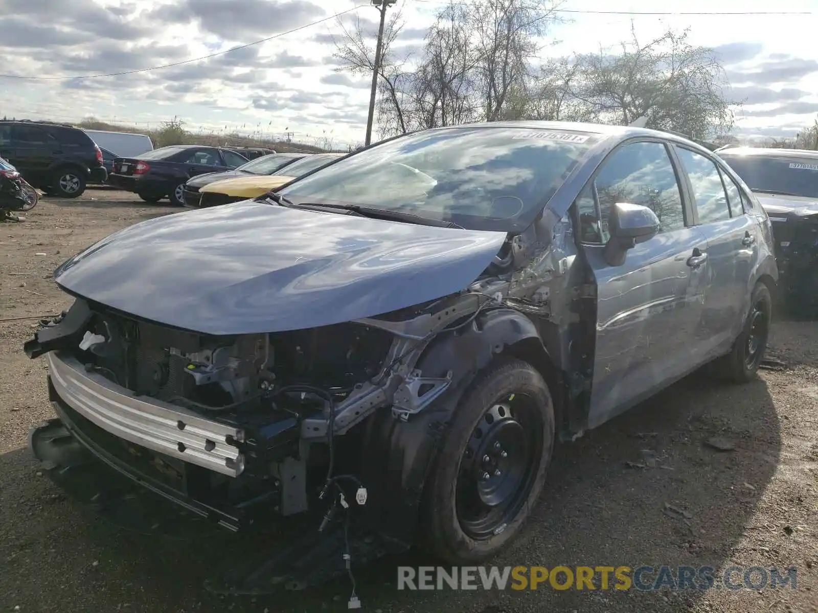 2 Photograph of a damaged car 5YFEPRAE9LP068484 TOYOTA COROLLA 2020