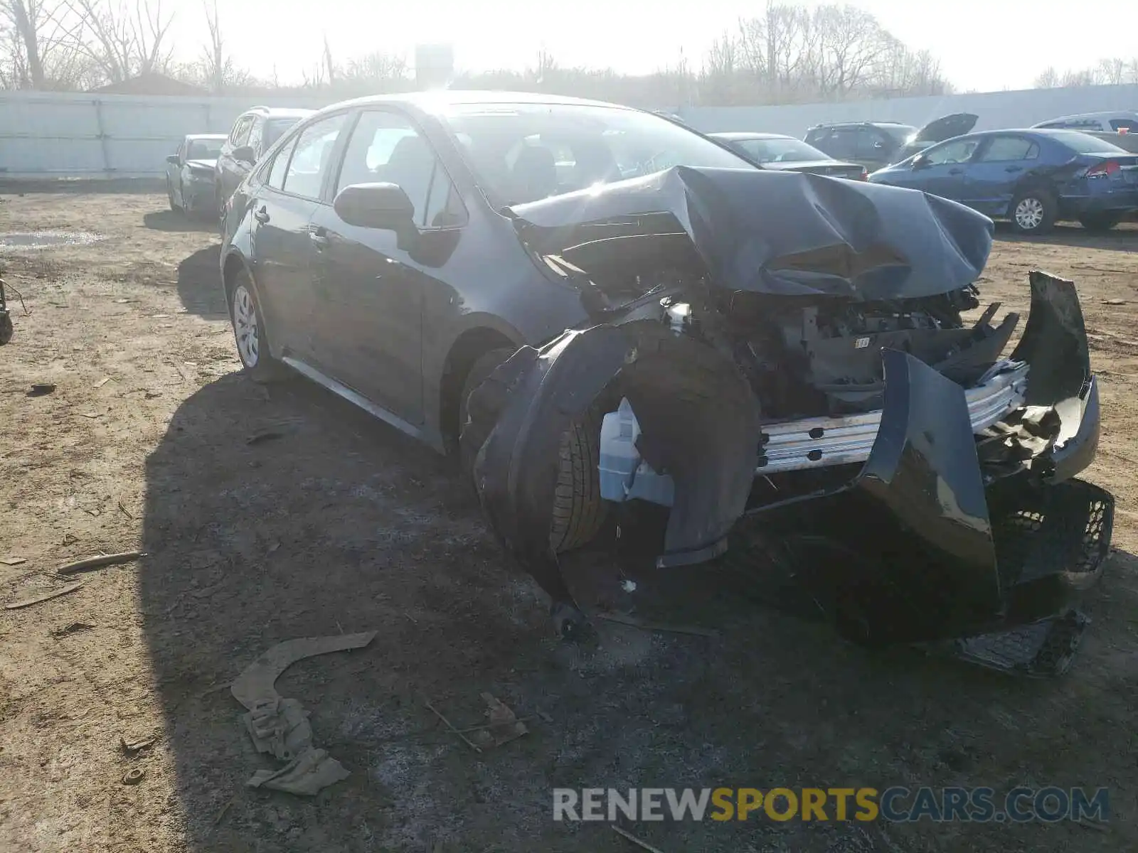 1 Photograph of a damaged car 5YFEPRAE9LP068677 TOYOTA COROLLA 2020