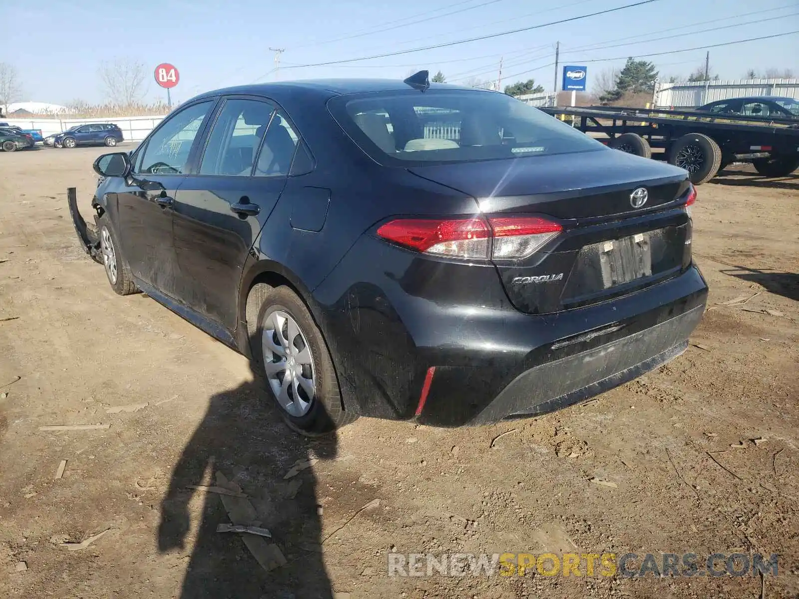 3 Photograph of a damaged car 5YFEPRAE9LP068677 TOYOTA COROLLA 2020