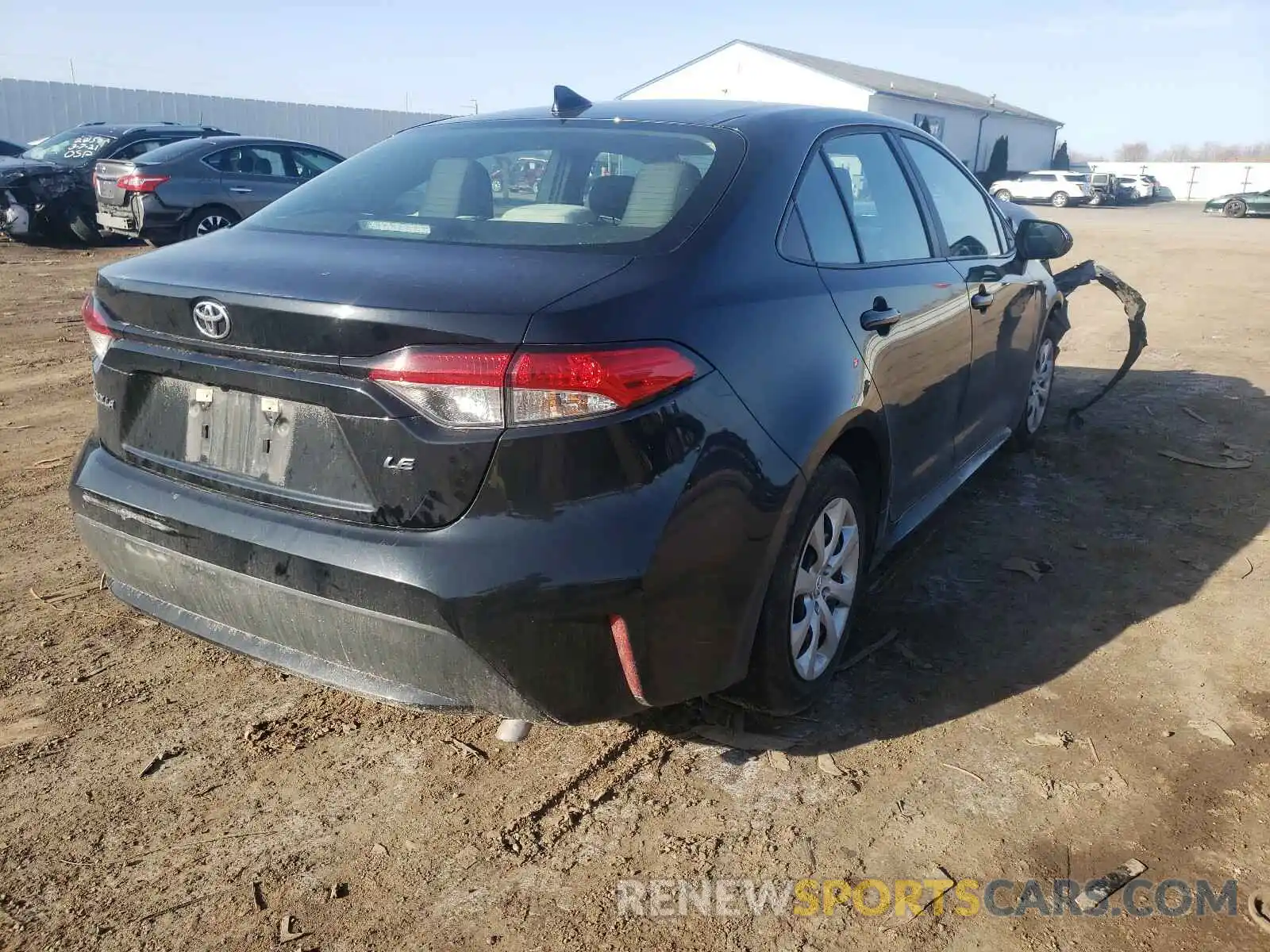 4 Photograph of a damaged car 5YFEPRAE9LP068677 TOYOTA COROLLA 2020