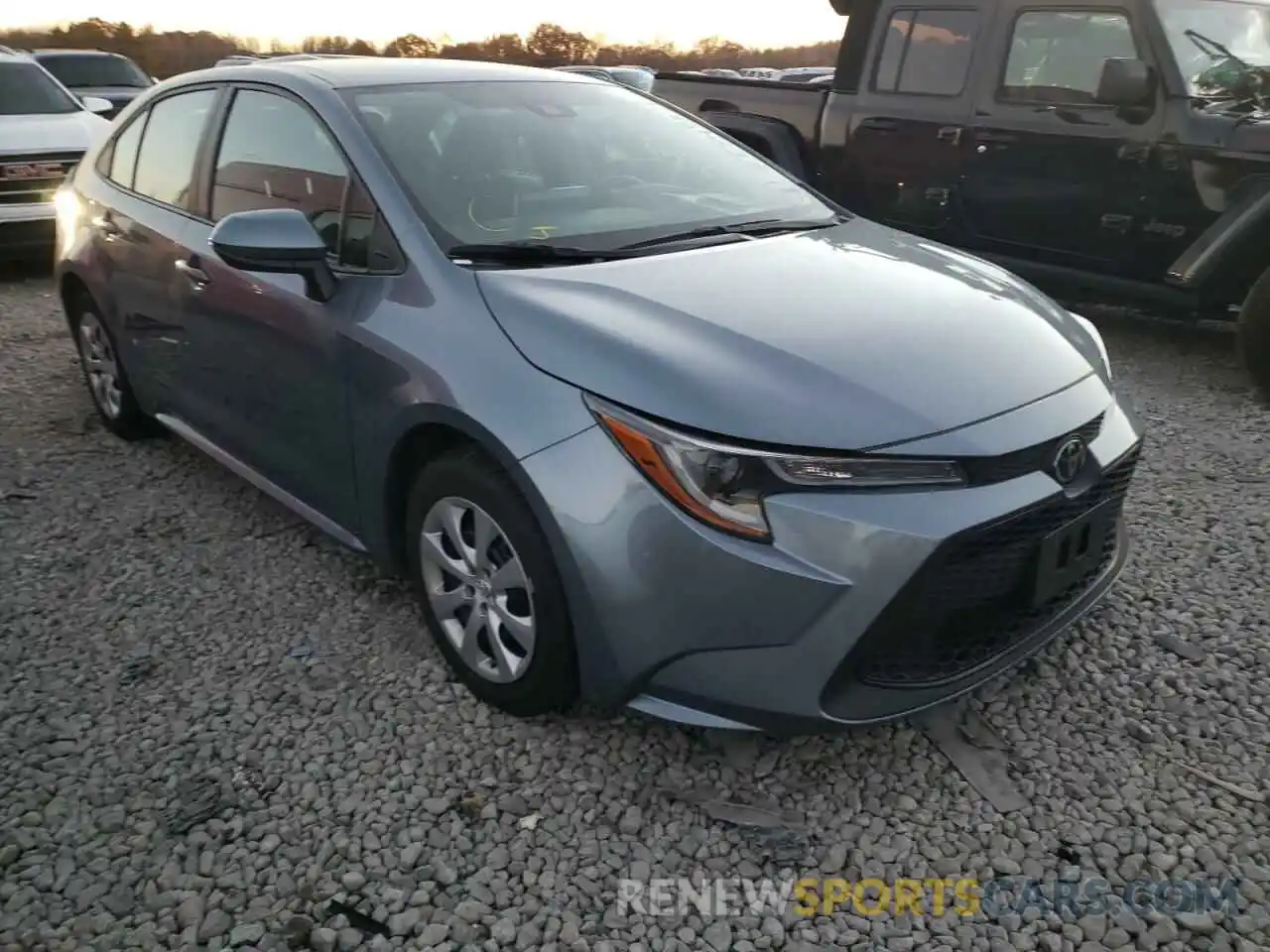 1 Photograph of a damaged car 5YFEPRAE9LP068792 TOYOTA COROLLA 2020