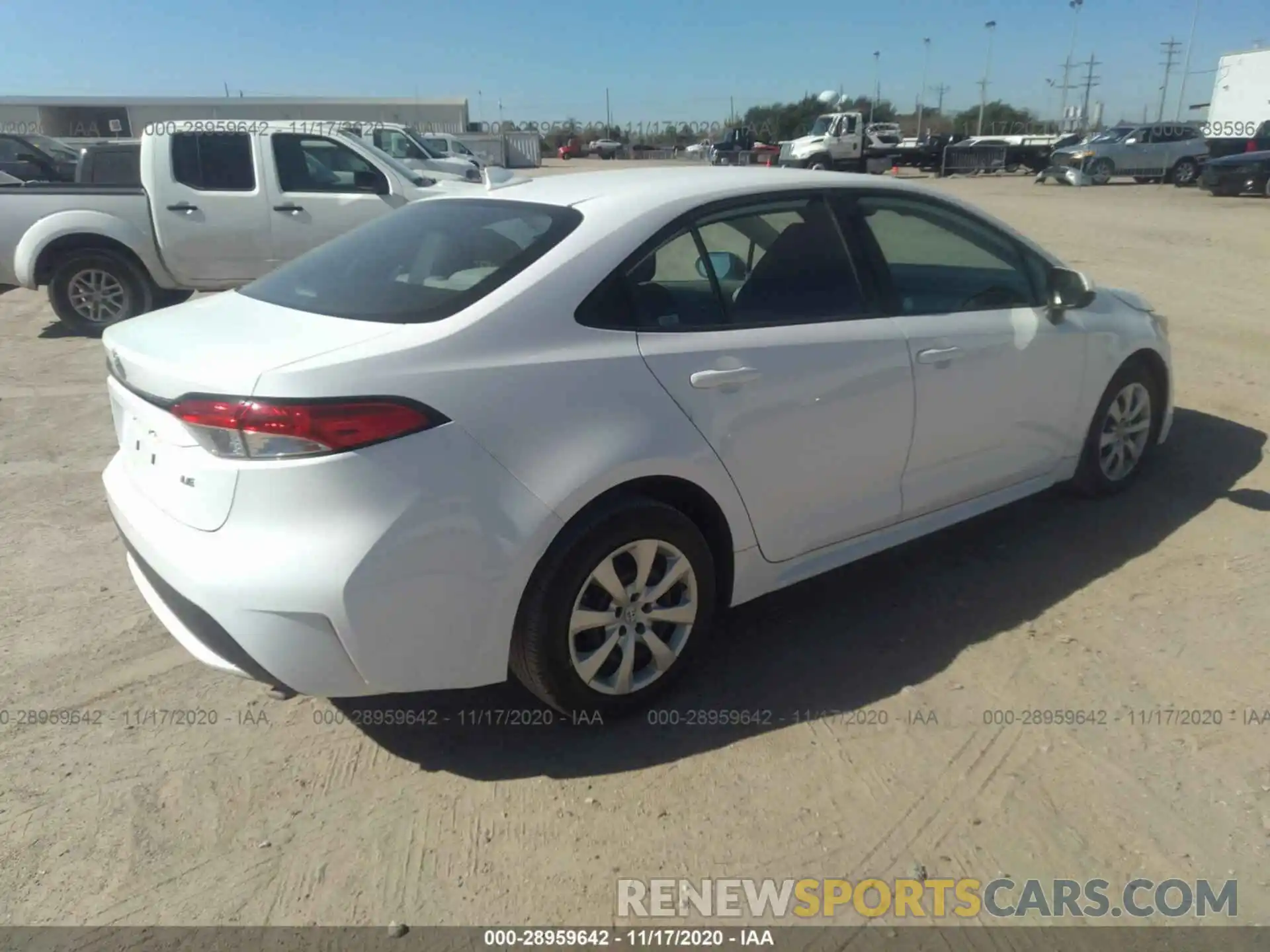 4 Photograph of a damaged car 5YFEPRAE9LP069330 TOYOTA COROLLA 2020