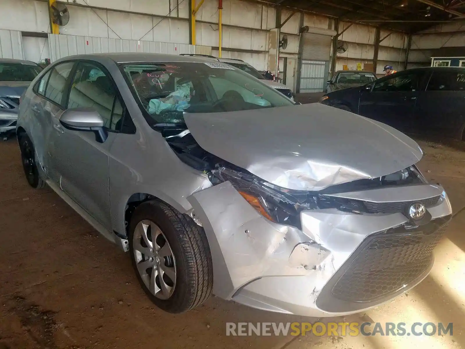 1 Photograph of a damaged car 5YFEPRAE9LP070459 TOYOTA COROLLA 2020