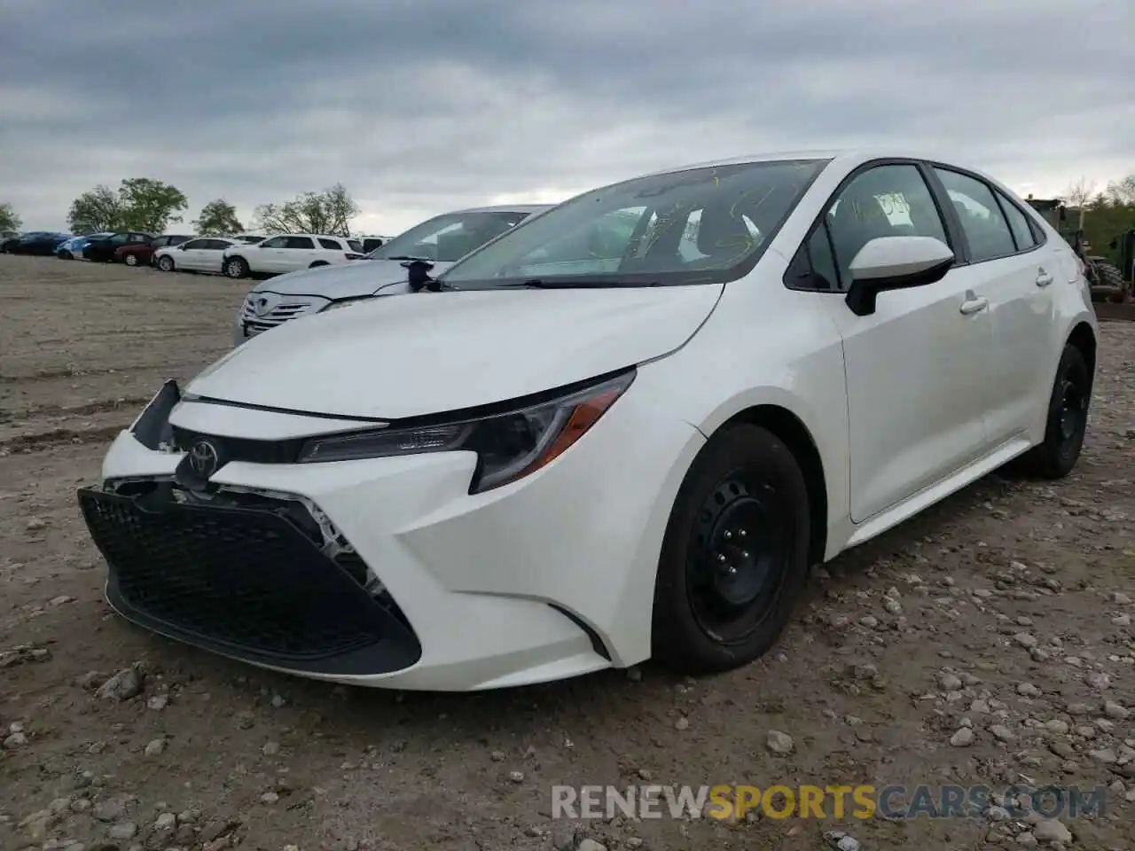 2 Photograph of a damaged car 5YFEPRAE9LP070977 TOYOTA COROLLA 2020