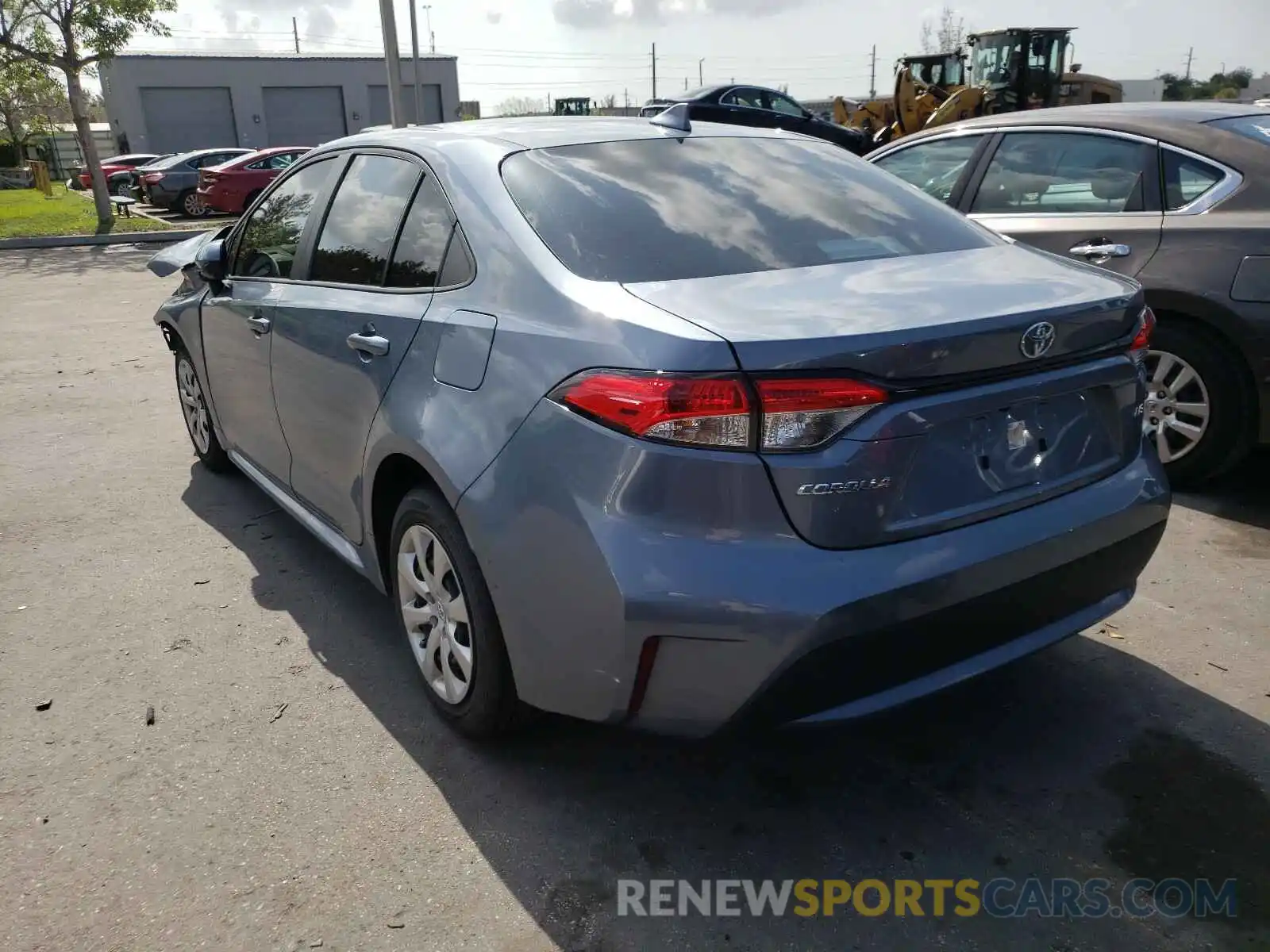 3 Photograph of a damaged car 5YFEPRAE9LP071790 TOYOTA COROLLA 2020