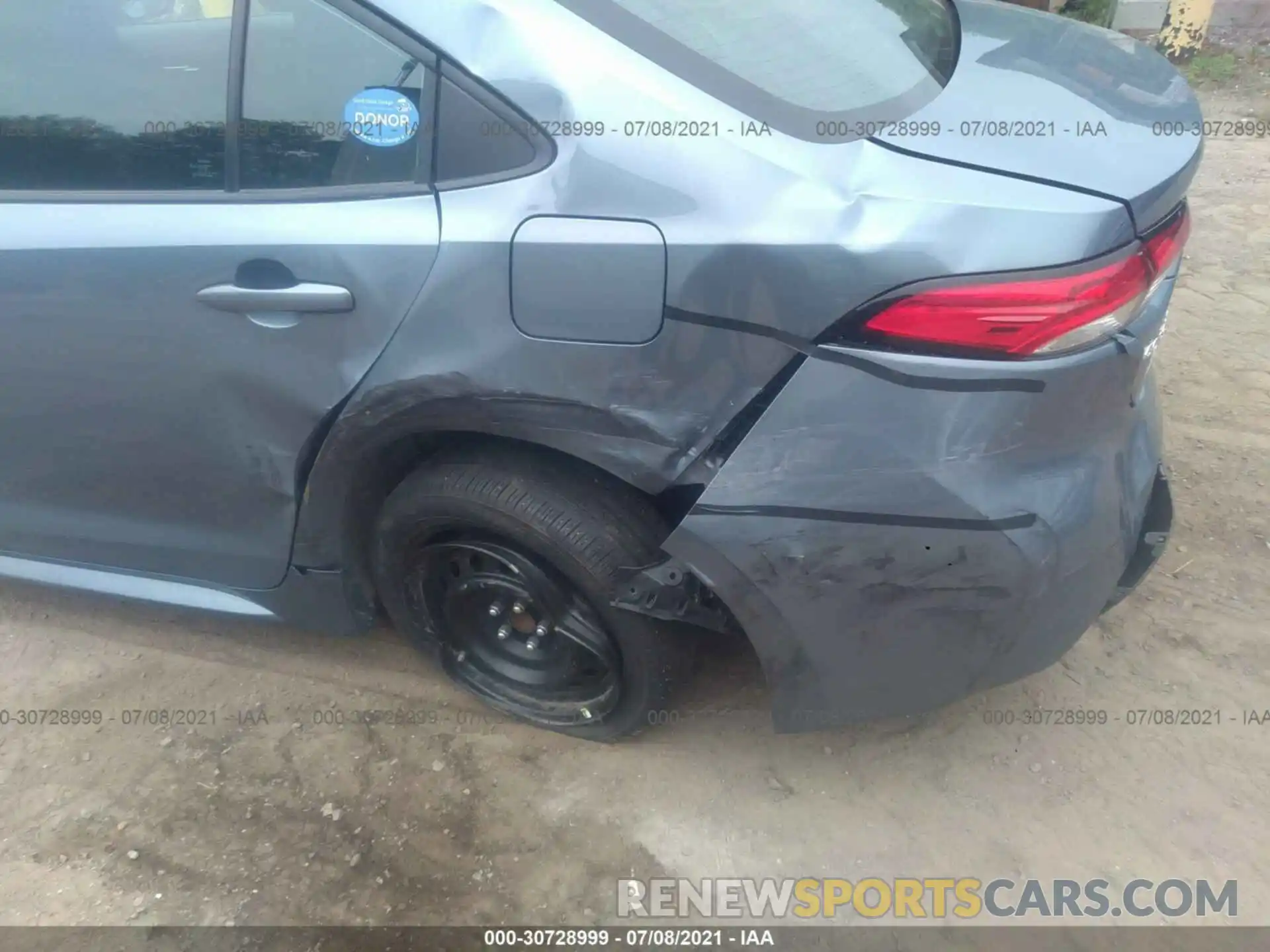 6 Photograph of a damaged car 5YFEPRAE9LP072602 TOYOTA COROLLA 2020