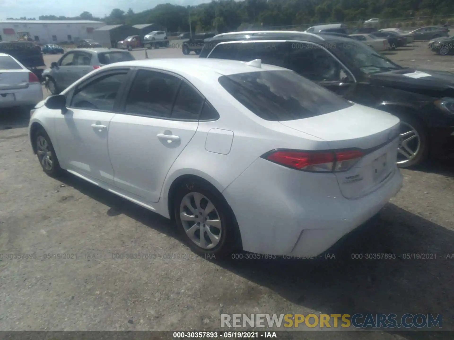 3 Photograph of a damaged car 5YFEPRAE9LP073491 TOYOTA COROLLA 2020