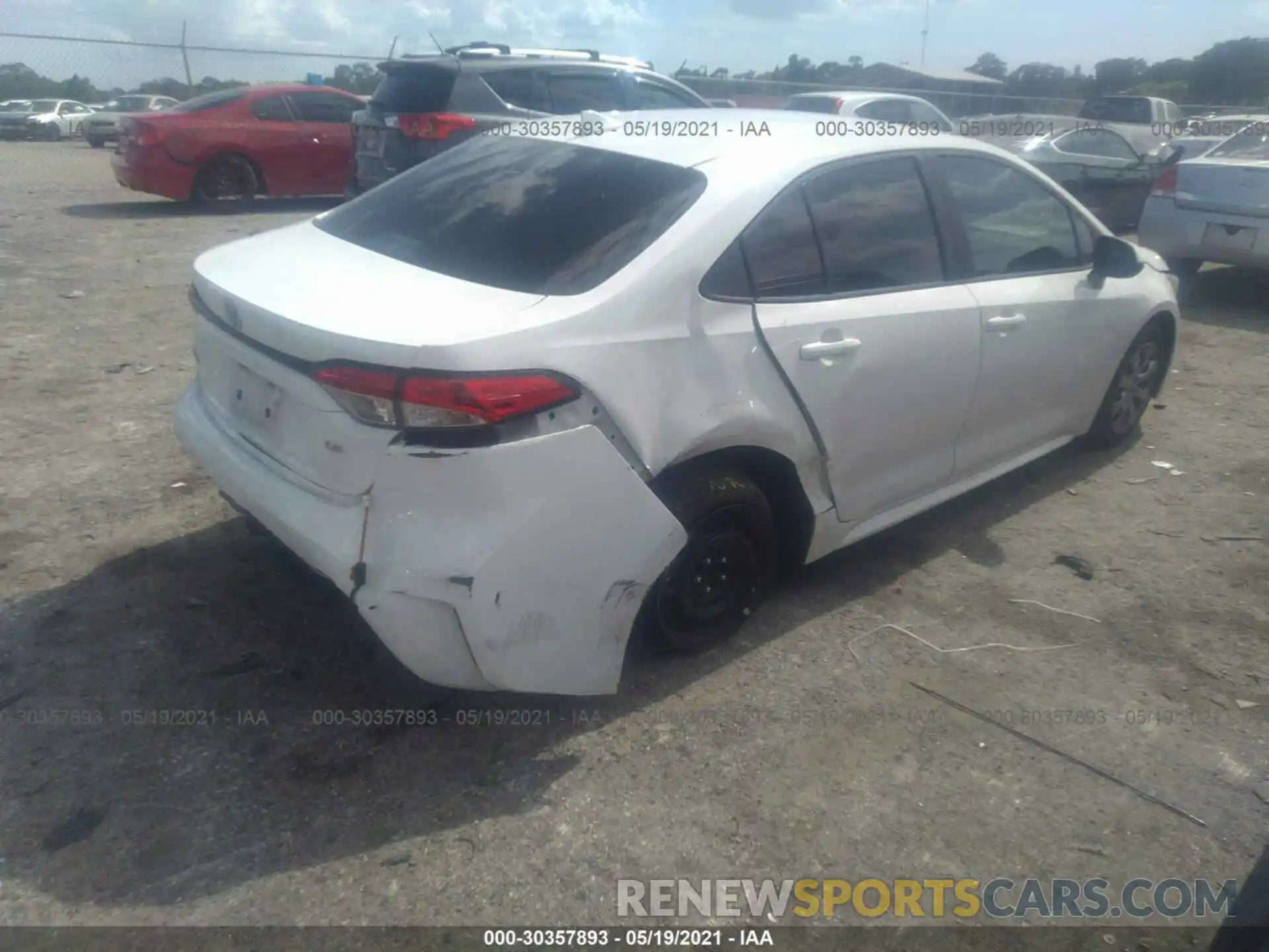 6 Photograph of a damaged car 5YFEPRAE9LP073491 TOYOTA COROLLA 2020