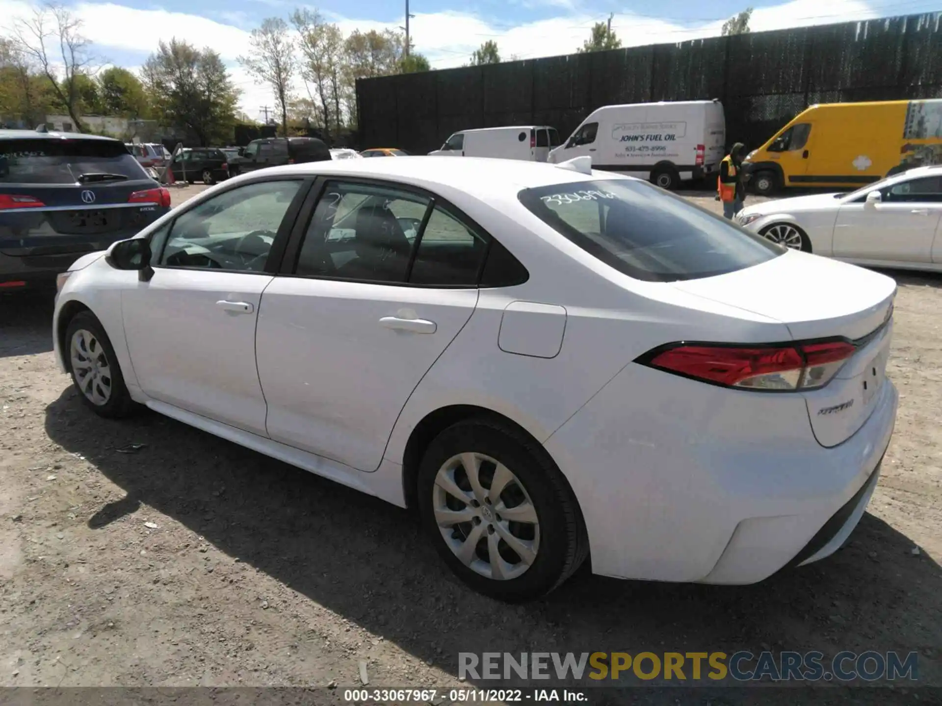 3 Photograph of a damaged car 5YFEPRAE9LP073619 TOYOTA COROLLA 2020