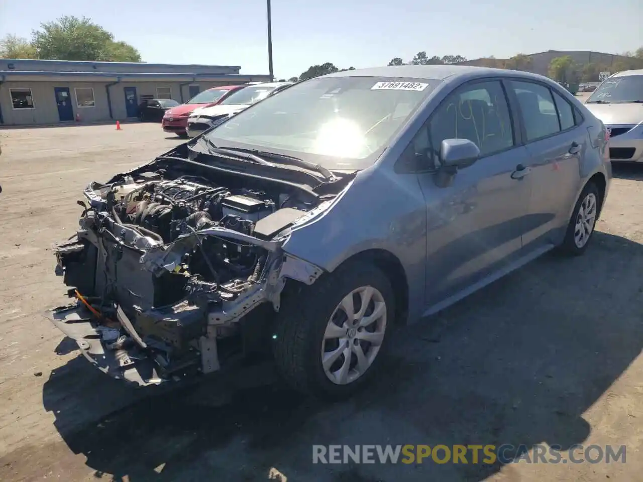 2 Photograph of a damaged car 5YFEPRAE9LP073927 TOYOTA COROLLA 2020