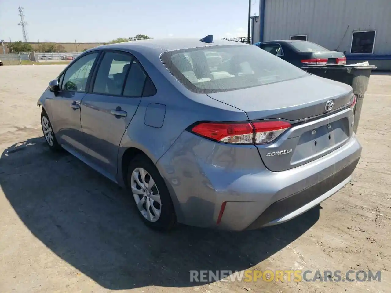 3 Photograph of a damaged car 5YFEPRAE9LP073927 TOYOTA COROLLA 2020