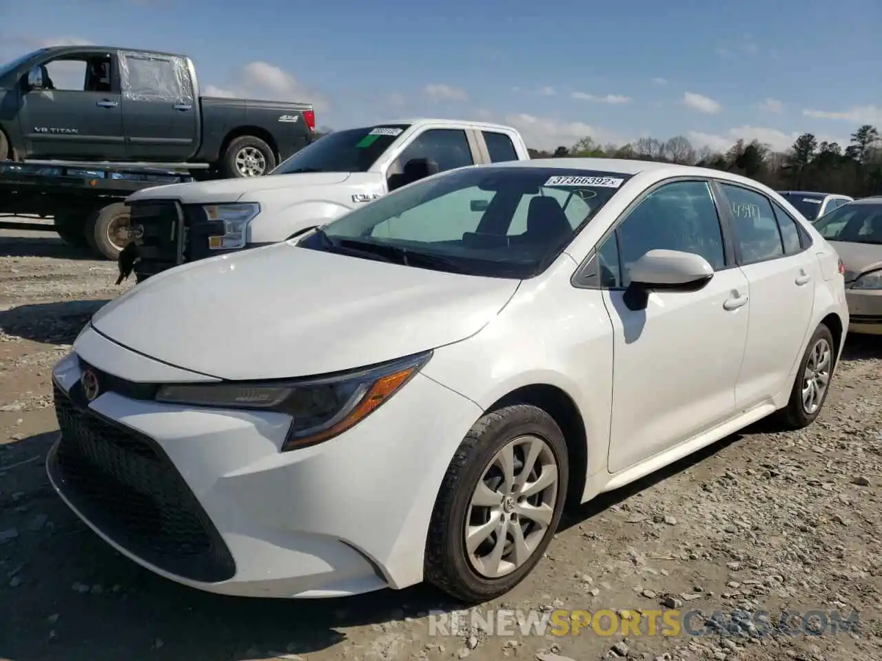 2 Photograph of a damaged car 5YFEPRAE9LP074186 TOYOTA COROLLA 2020