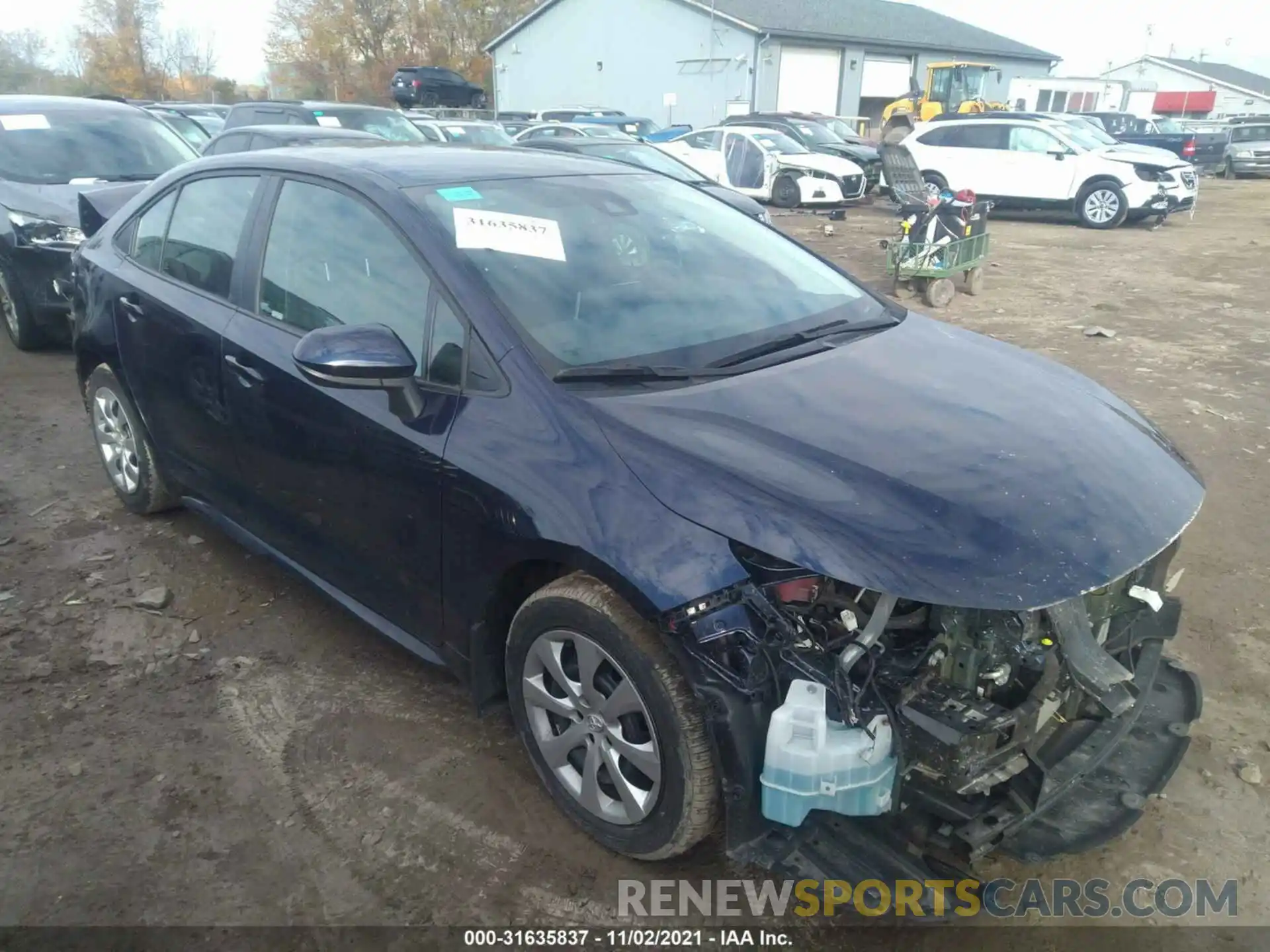 1 Photograph of a damaged car 5YFEPRAE9LP074284 TOYOTA COROLLA 2020