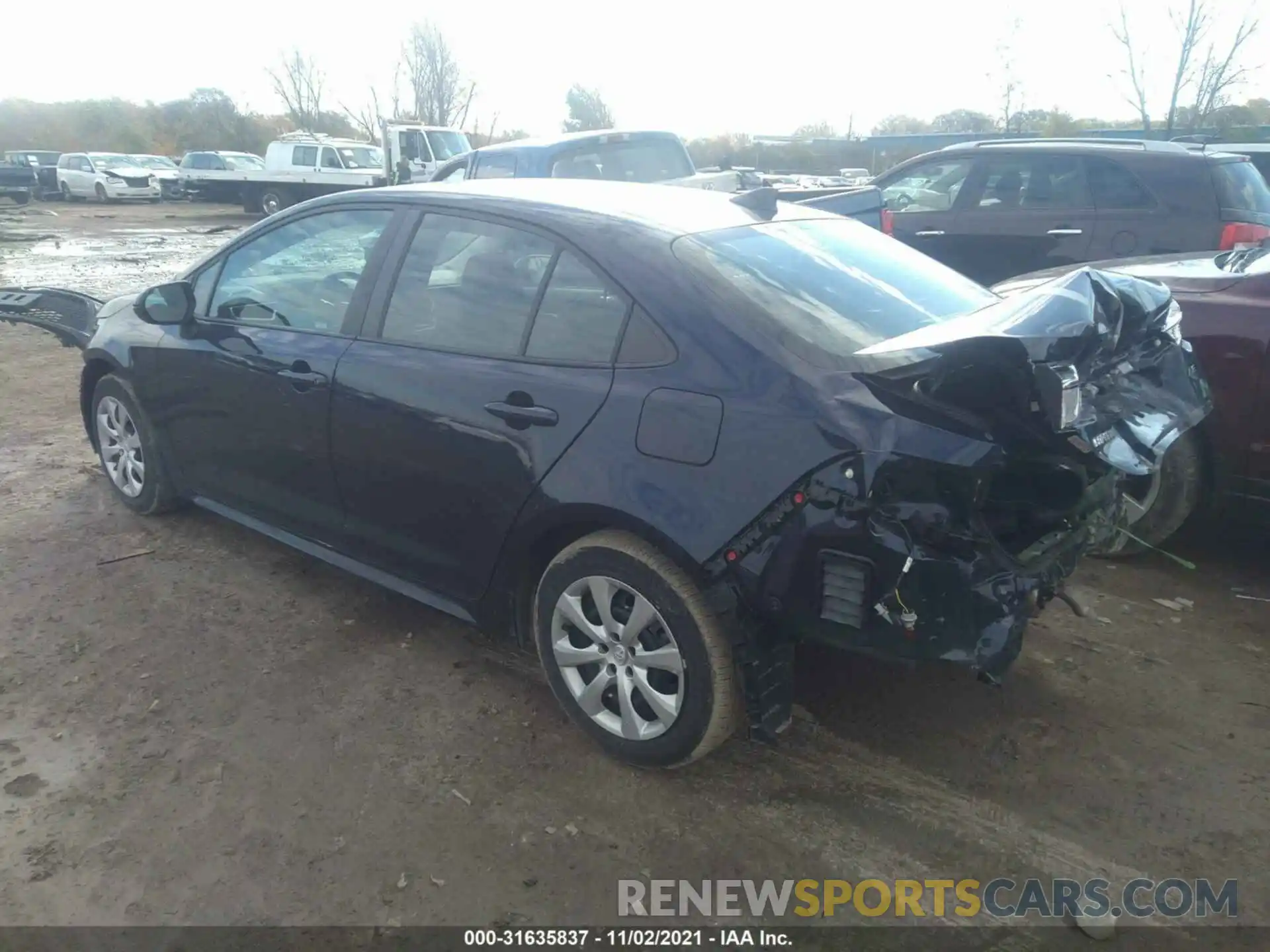 3 Photograph of a damaged car 5YFEPRAE9LP074284 TOYOTA COROLLA 2020