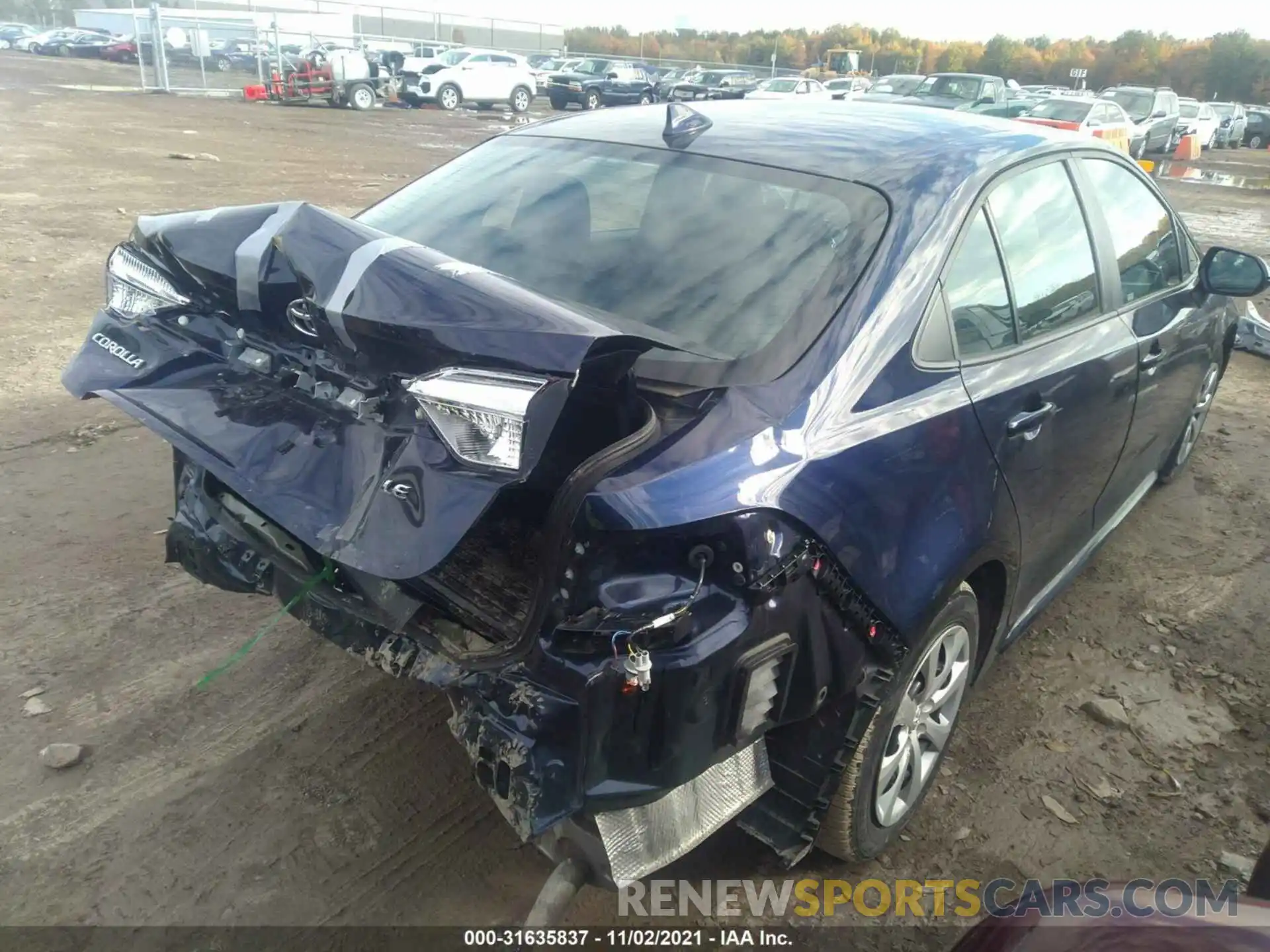 4 Photograph of a damaged car 5YFEPRAE9LP074284 TOYOTA COROLLA 2020