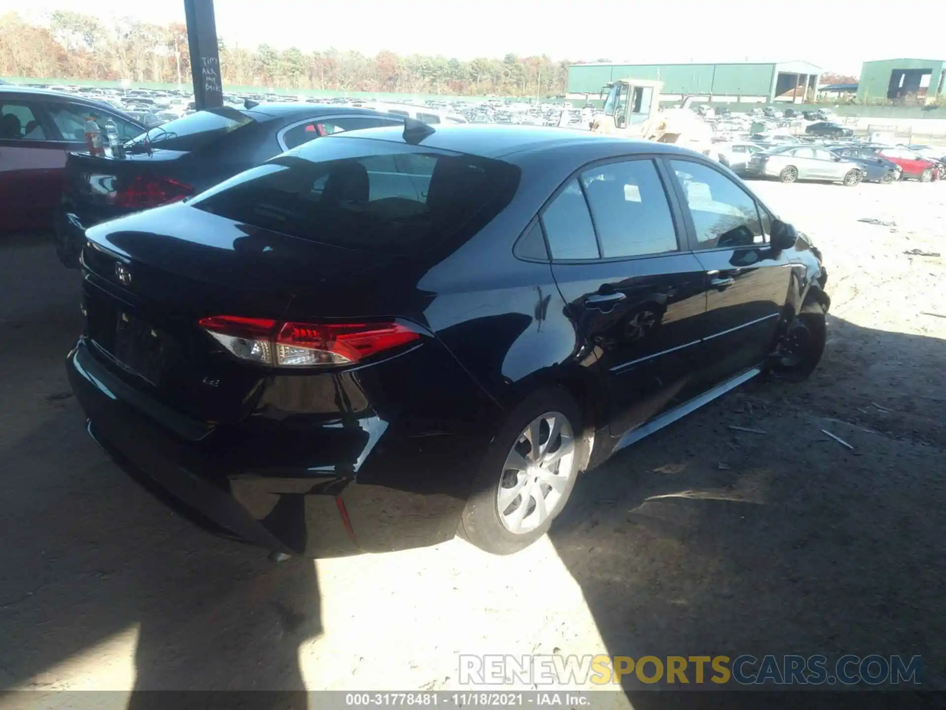 4 Photograph of a damaged car 5YFEPRAE9LP074656 TOYOTA COROLLA 2020