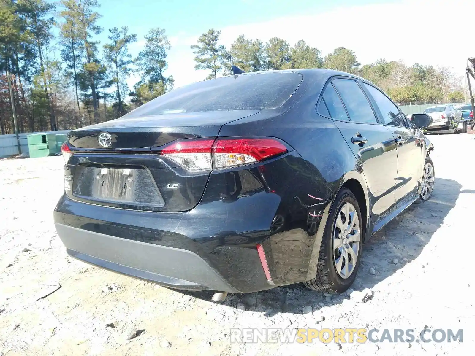 4 Photograph of a damaged car 5YFEPRAE9LP074852 TOYOTA COROLLA 2020