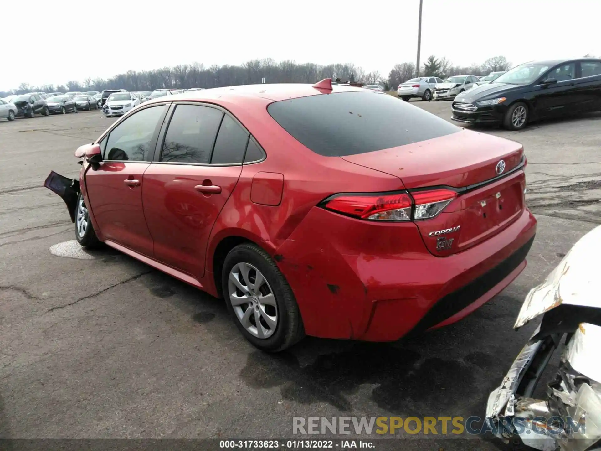 3 Photograph of a damaged car 5YFEPRAE9LP074950 TOYOTA COROLLA 2020