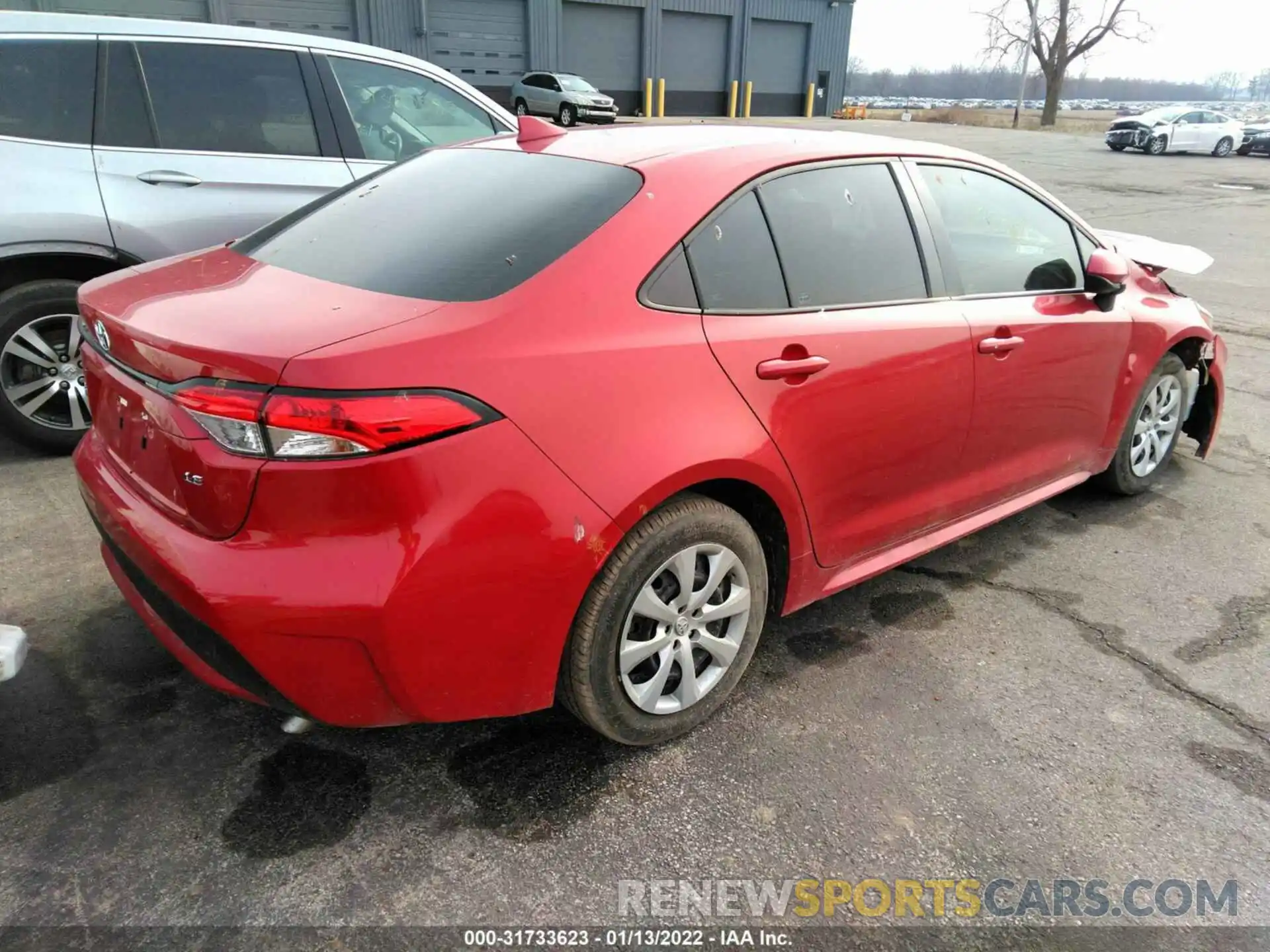 4 Photograph of a damaged car 5YFEPRAE9LP074950 TOYOTA COROLLA 2020