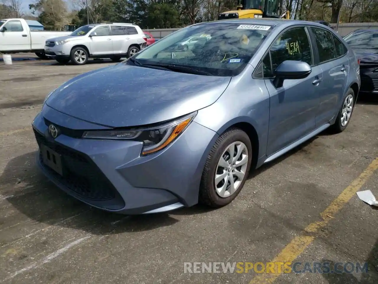 2 Photograph of a damaged car 5YFEPRAE9LP076231 TOYOTA COROLLA 2020