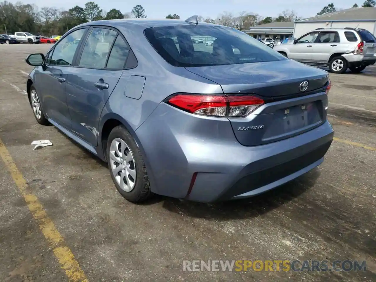 3 Photograph of a damaged car 5YFEPRAE9LP076231 TOYOTA COROLLA 2020