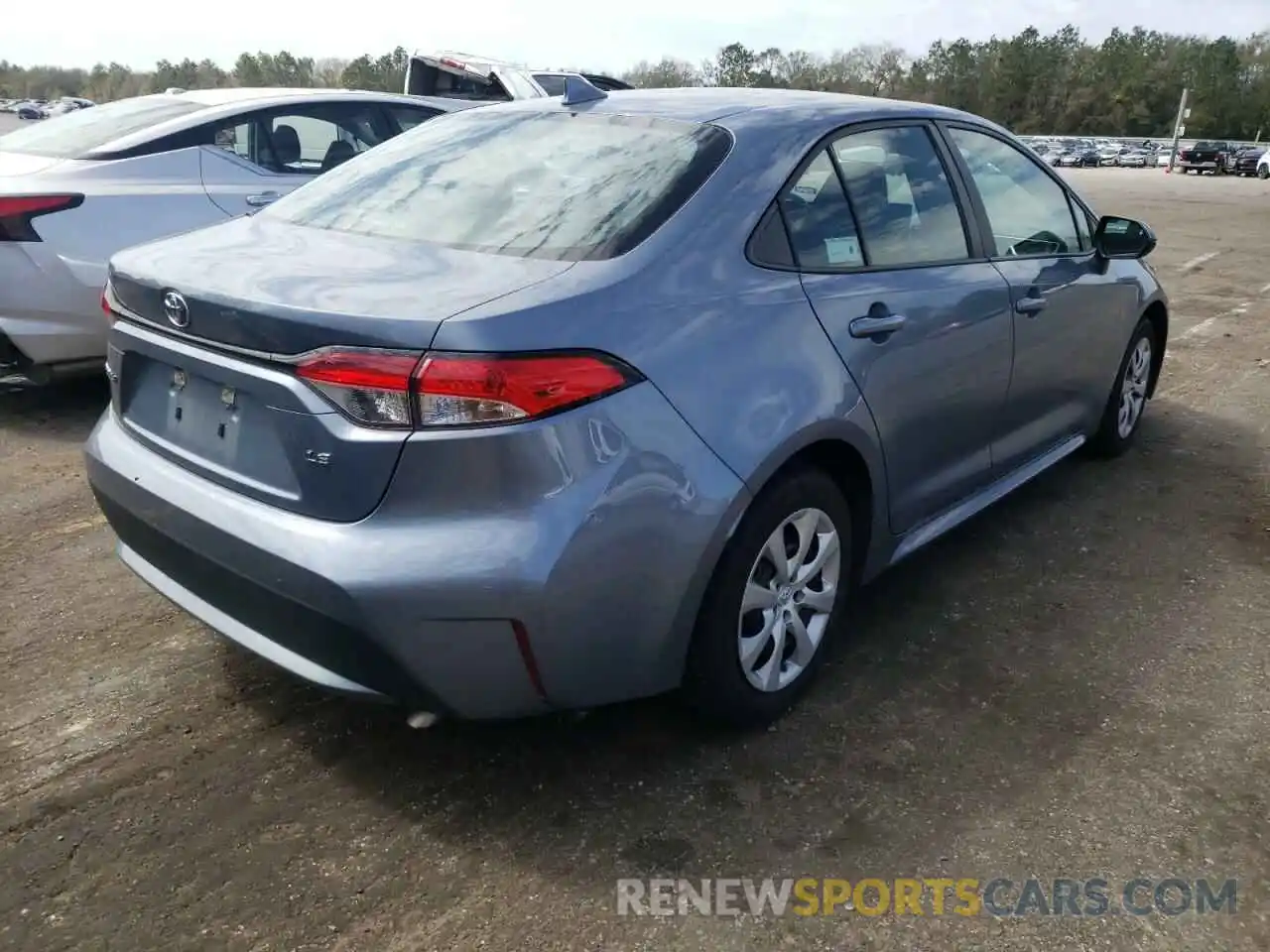 4 Photograph of a damaged car 5YFEPRAE9LP076231 TOYOTA COROLLA 2020