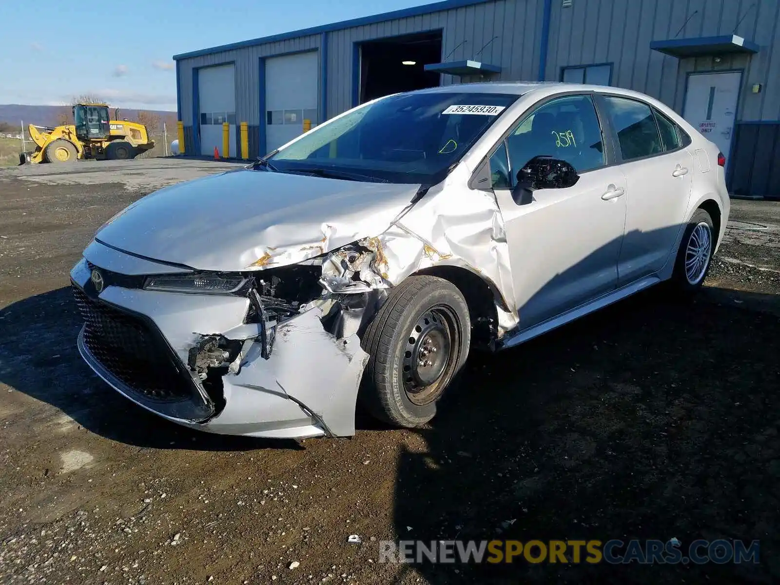 2 Photograph of a damaged car 5YFEPRAE9LP076603 TOYOTA COROLLA 2020