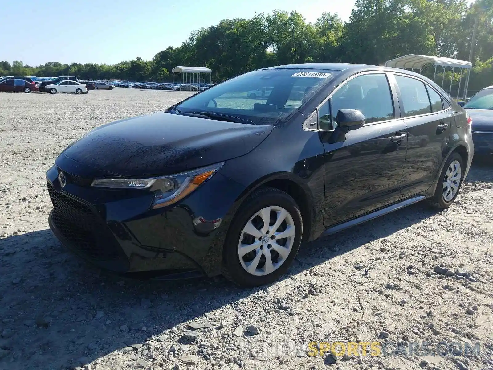 2 Photograph of a damaged car 5YFEPRAE9LP077394 TOYOTA COROLLA 2020