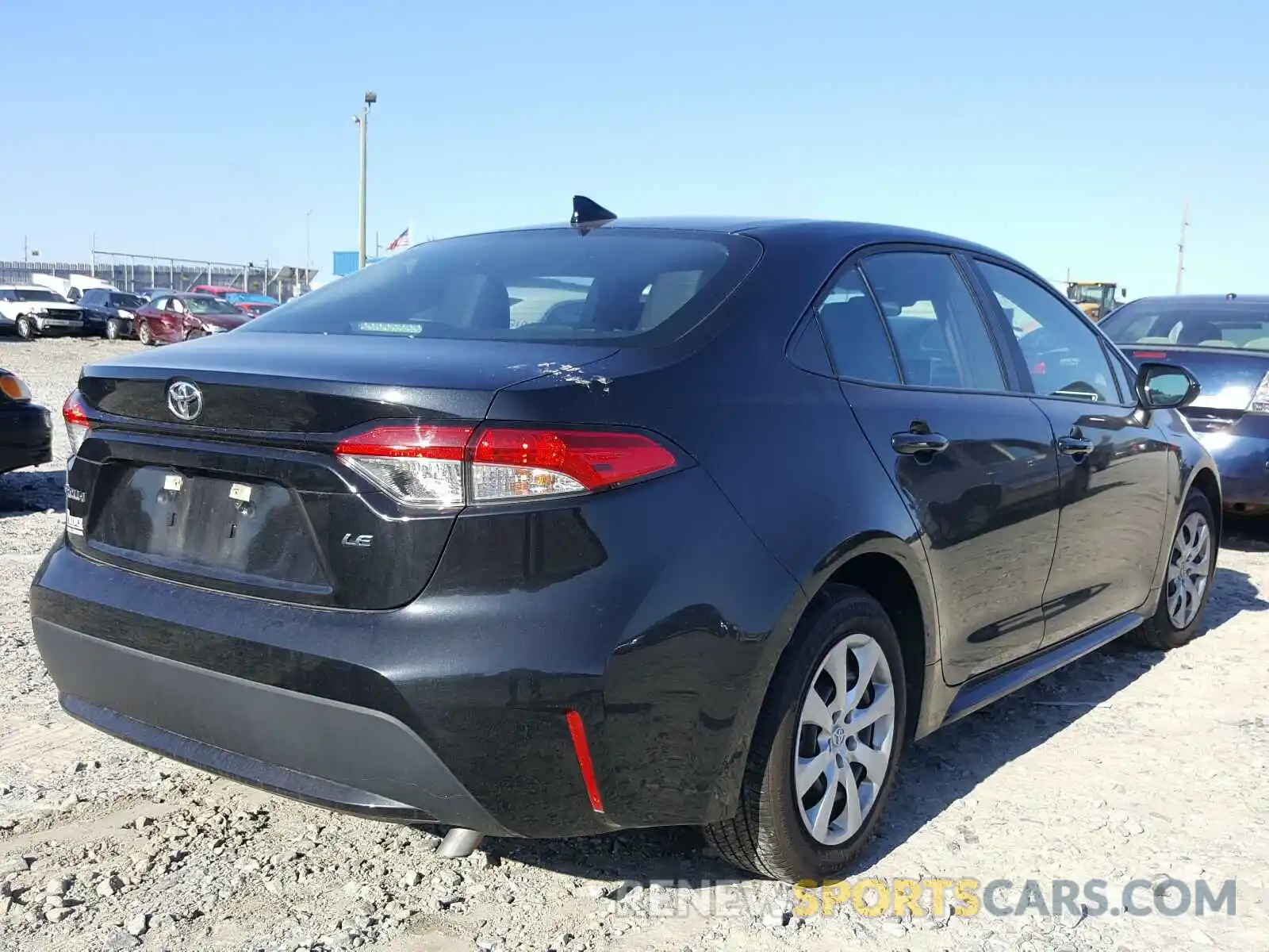 4 Photograph of a damaged car 5YFEPRAE9LP077394 TOYOTA COROLLA 2020