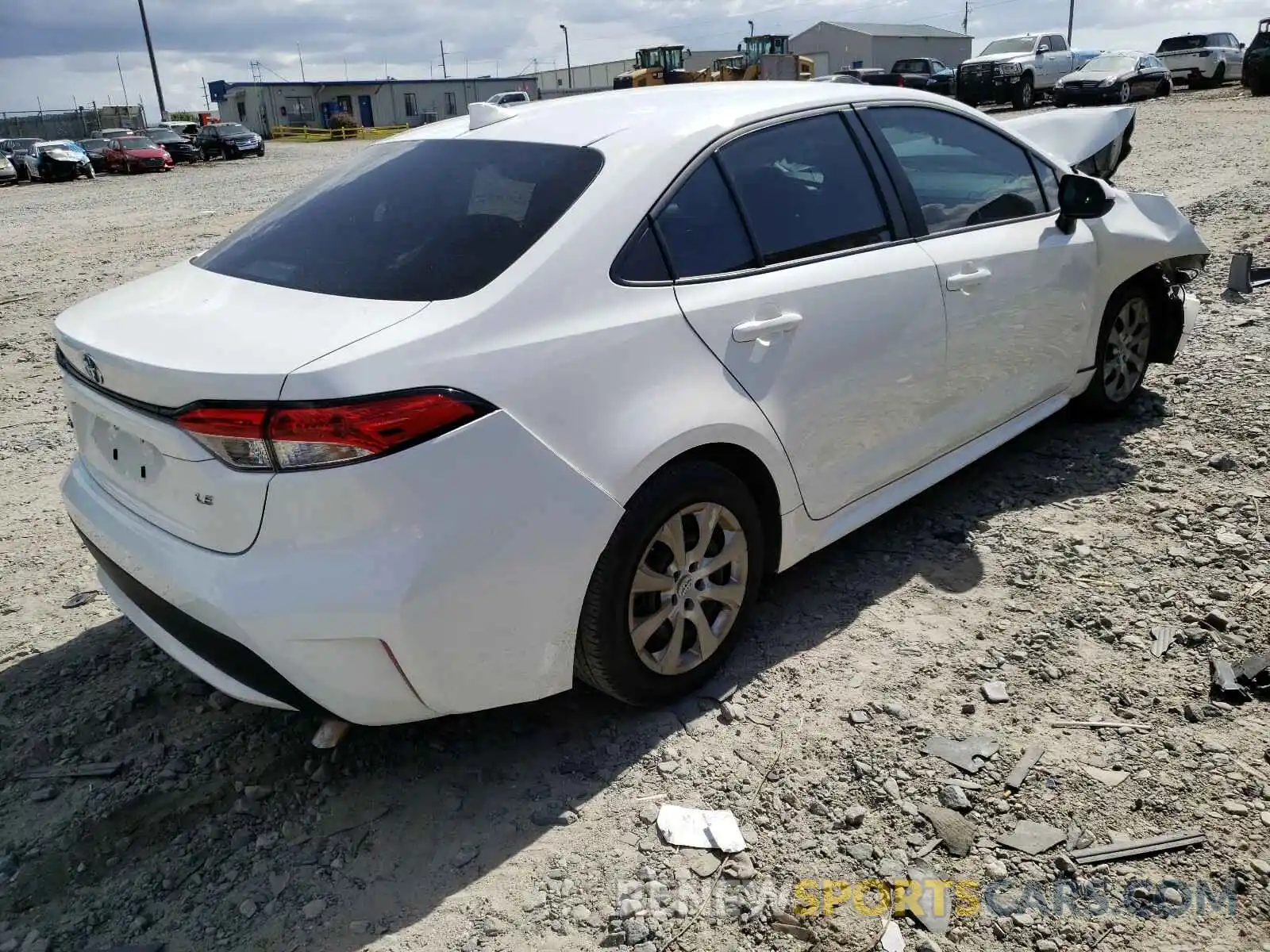 4 Photograph of a damaged car 5YFEPRAE9LP077427 TOYOTA COROLLA 2020