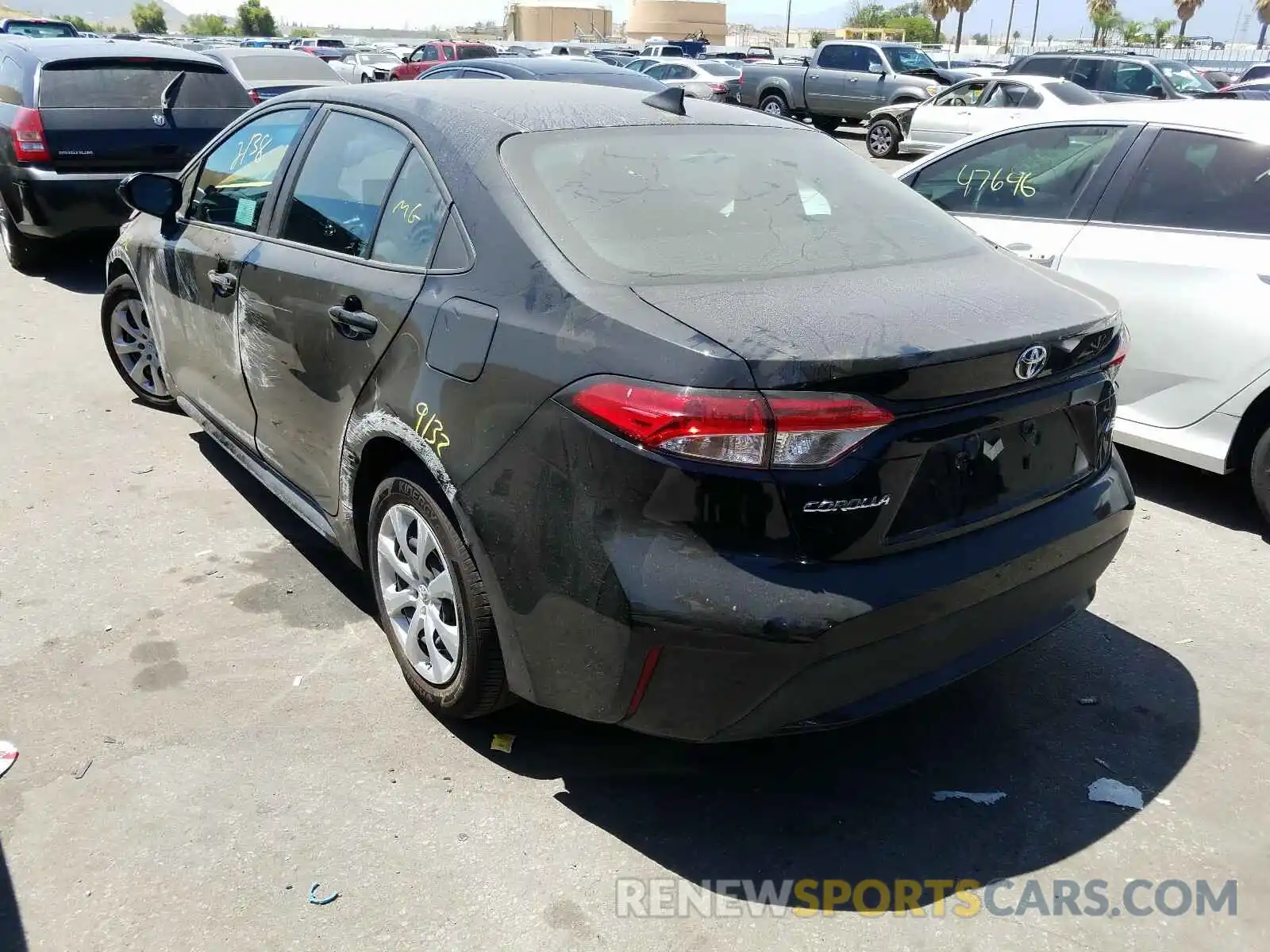 3 Photograph of a damaged car 5YFEPRAE9LP078500 TOYOTA COROLLA 2020