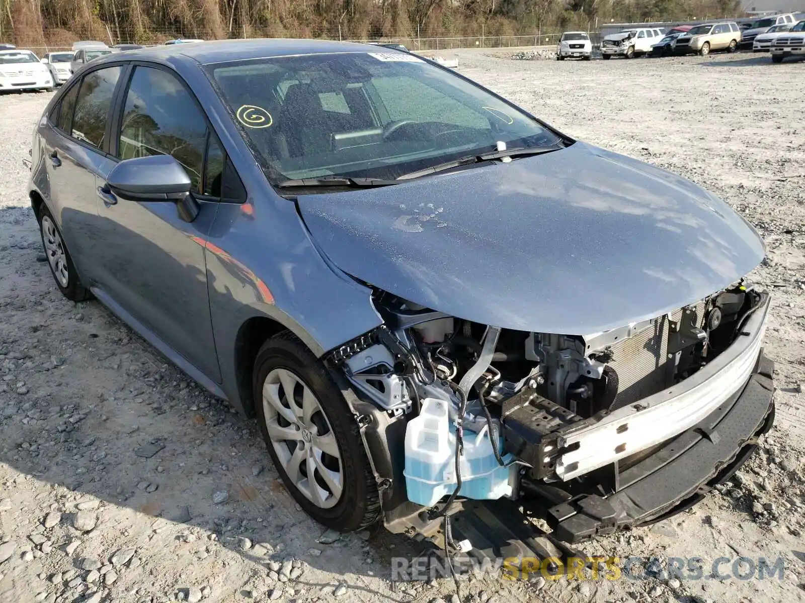 1 Фотография поврежденного автомобиля 5YFEPRAE9LP078528 TOYOTA COROLLA 2020