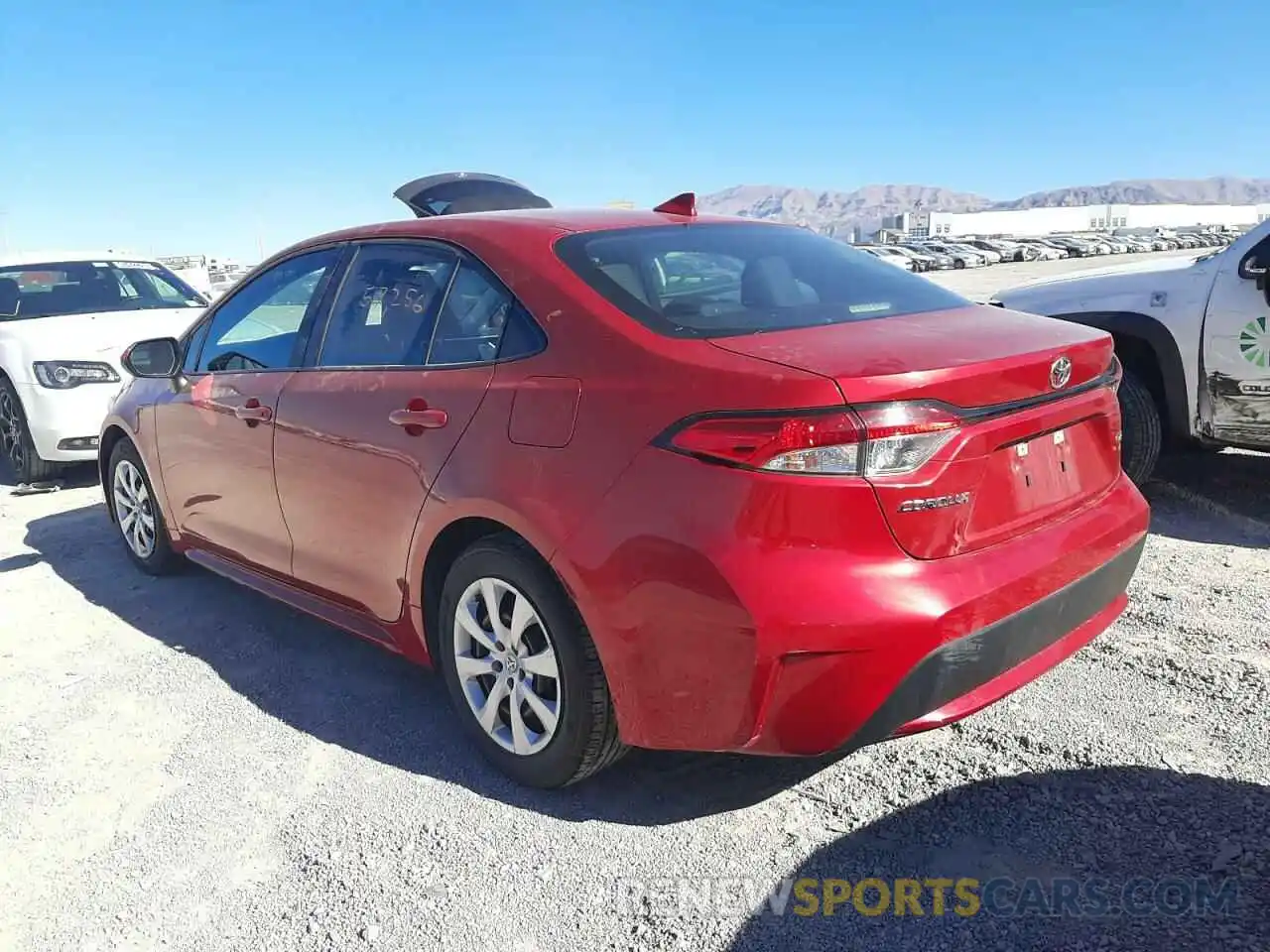 3 Photograph of a damaged car 5YFEPRAE9LP079842 TOYOTA COROLLA 2020