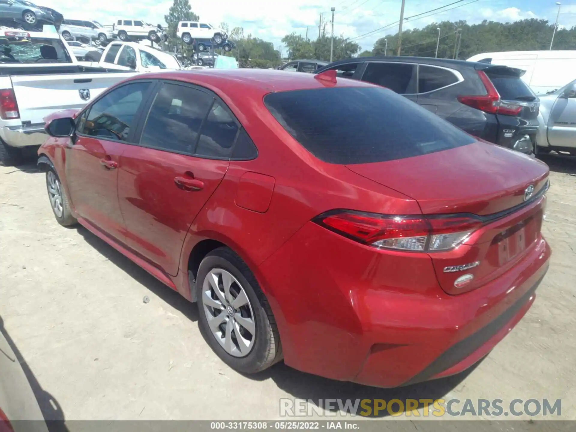 3 Photograph of a damaged car 5YFEPRAE9LP080148 TOYOTA COROLLA 2020