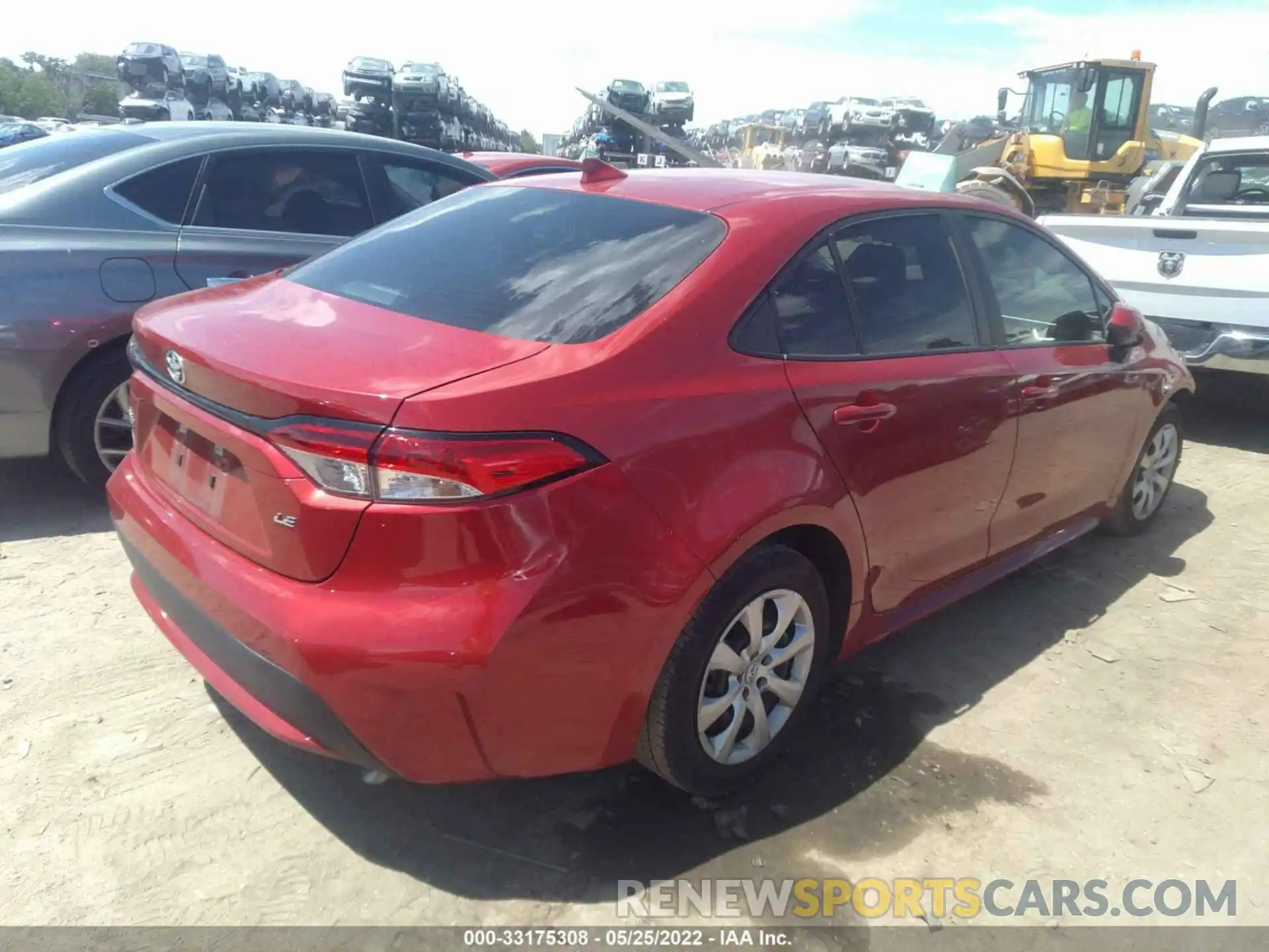 4 Photograph of a damaged car 5YFEPRAE9LP080148 TOYOTA COROLLA 2020