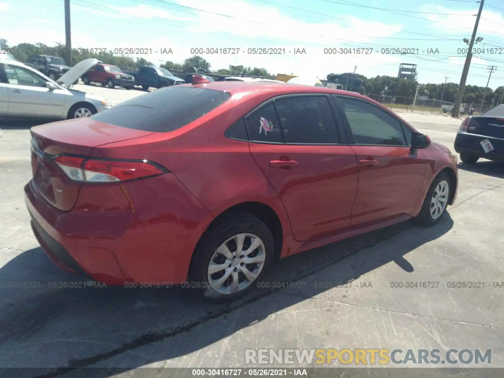 4 Photograph of a damaged car 5YFEPRAE9LP080604 TOYOTA COROLLA 2020