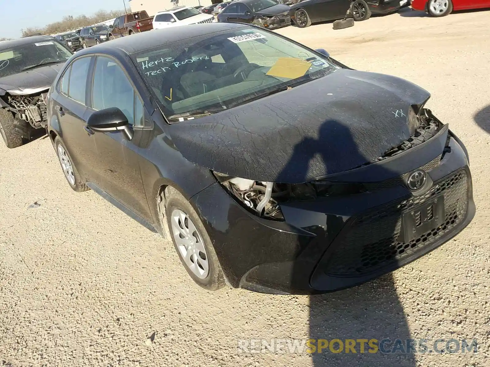 1 Photograph of a damaged car 5YFEPRAE9LP080845 TOYOTA COROLLA 2020