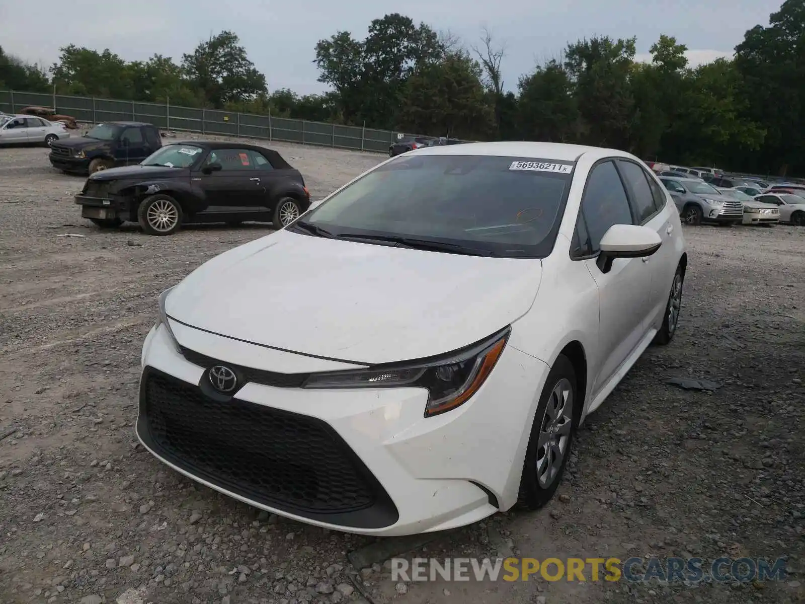 2 Photograph of a damaged car 5YFEPRAE9LP080960 TOYOTA COROLLA 2020