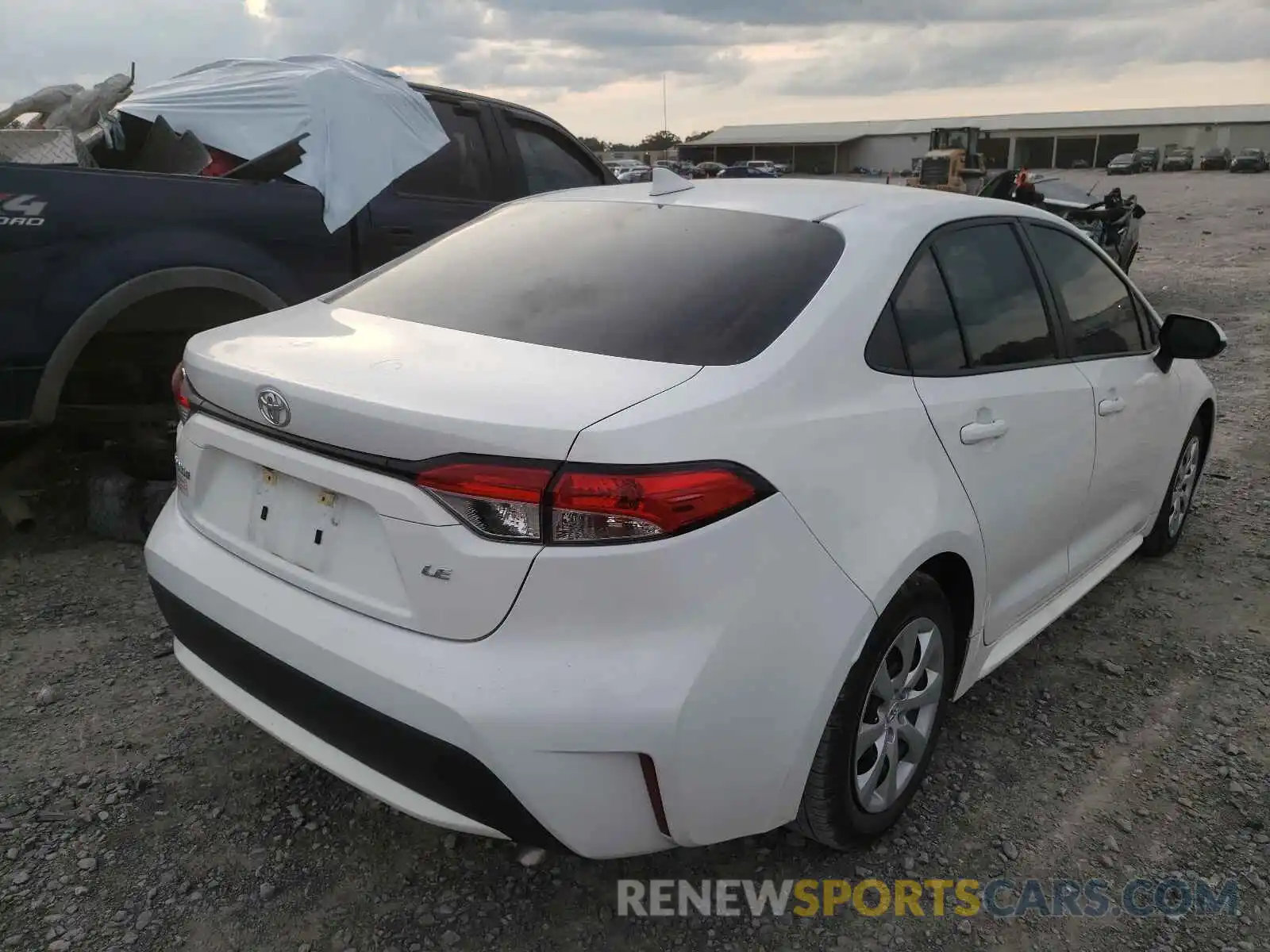 4 Photograph of a damaged car 5YFEPRAE9LP080960 TOYOTA COROLLA 2020