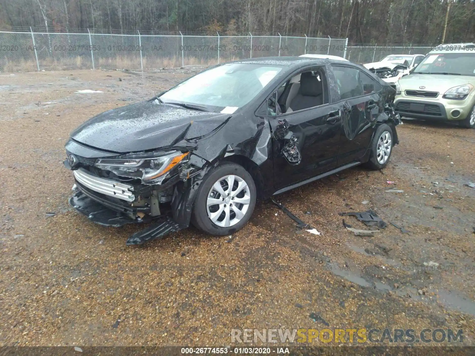 2 Photograph of a damaged car 5YFEPRAE9LP084054 TOYOTA COROLLA 2020