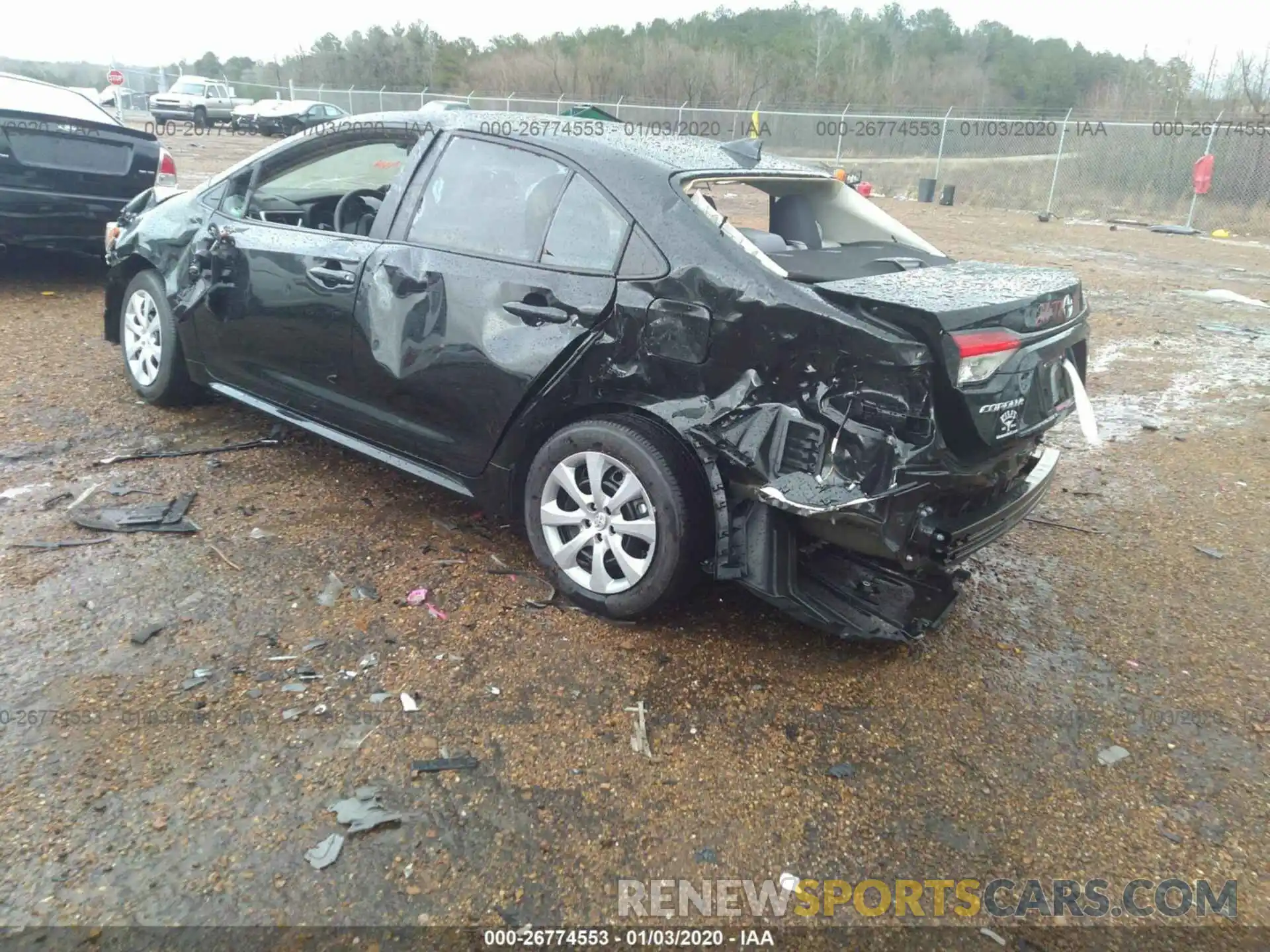 3 Photograph of a damaged car 5YFEPRAE9LP084054 TOYOTA COROLLA 2020