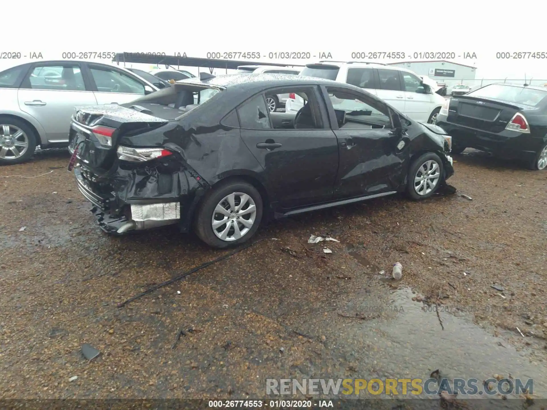 4 Photograph of a damaged car 5YFEPRAE9LP084054 TOYOTA COROLLA 2020