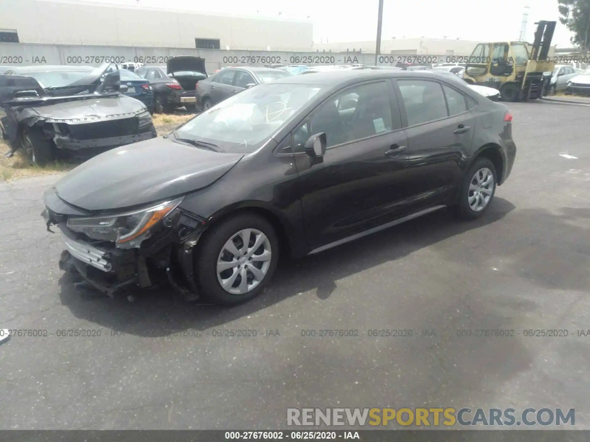 2 Photograph of a damaged car 5YFEPRAE9LP084636 TOYOTA COROLLA 2020