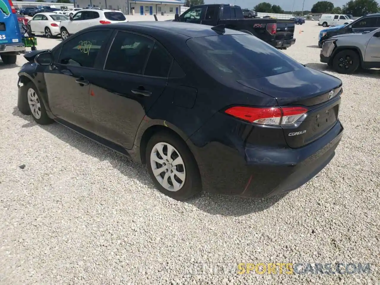 3 Photograph of a damaged car 5YFEPRAE9LP085138 TOYOTA COROLLA 2020