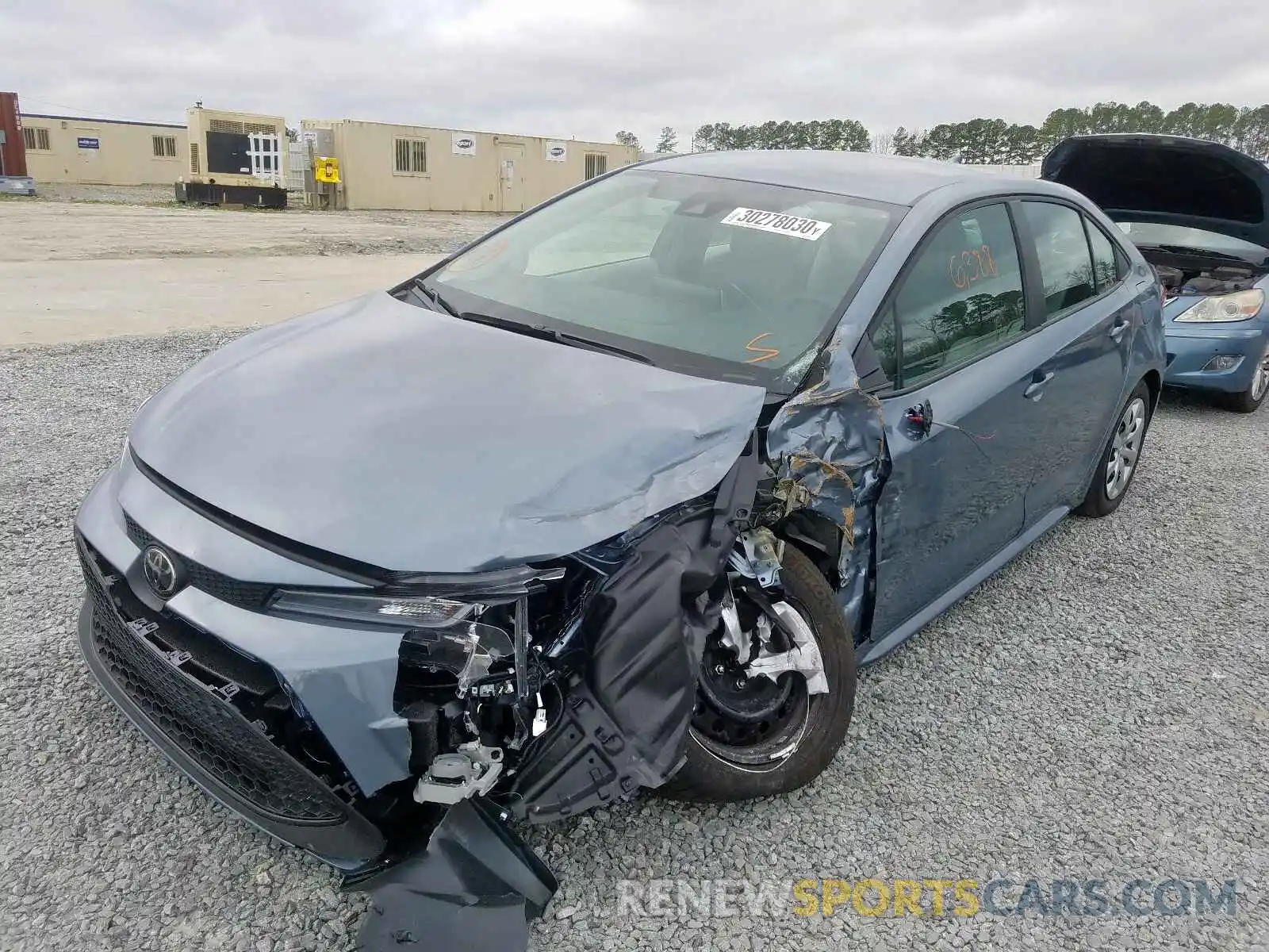 2 Photograph of a damaged car 5YFEPRAE9LP085642 TOYOTA COROLLA 2020